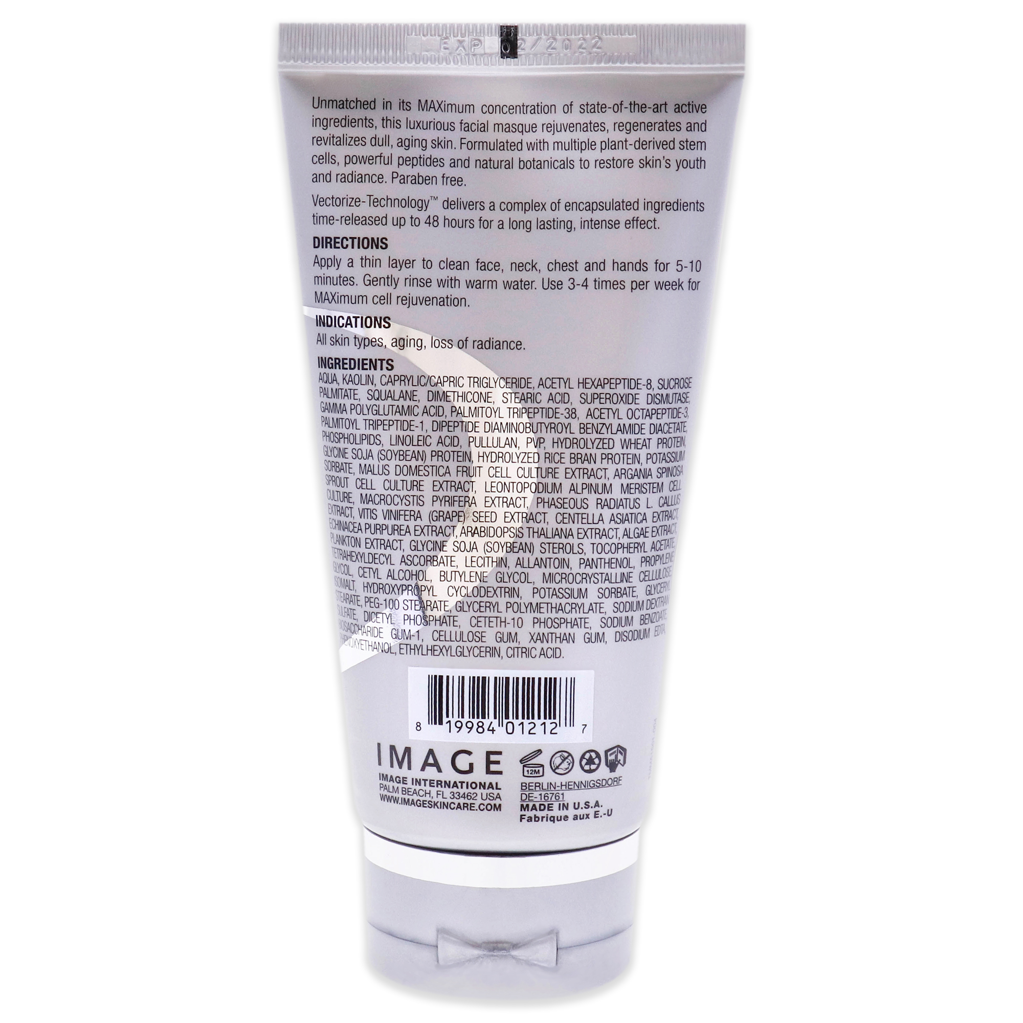 Foto 4 pulgar | Mascarilla Facial Image Max Stem Cell 60 Ml - Venta Internacional.