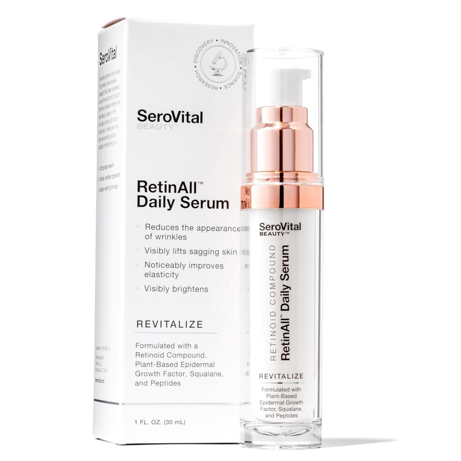 Sérum Serovital Beauty Retinall Daily, 30 Ml, Antiarrugas - Venta Internacional.
