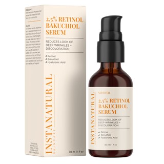 Foto 1 | Sérum Instanatural Retinol 2.5% Bakuchiol Con Ácido Hialurónico 30 Ml - Venta Internacional.