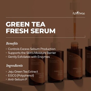 Foto 2 | Sérum Isntree Green Tea Fresh Con Extracto De Té Verde De Jeju, 50 Ml - Venta Internacional.