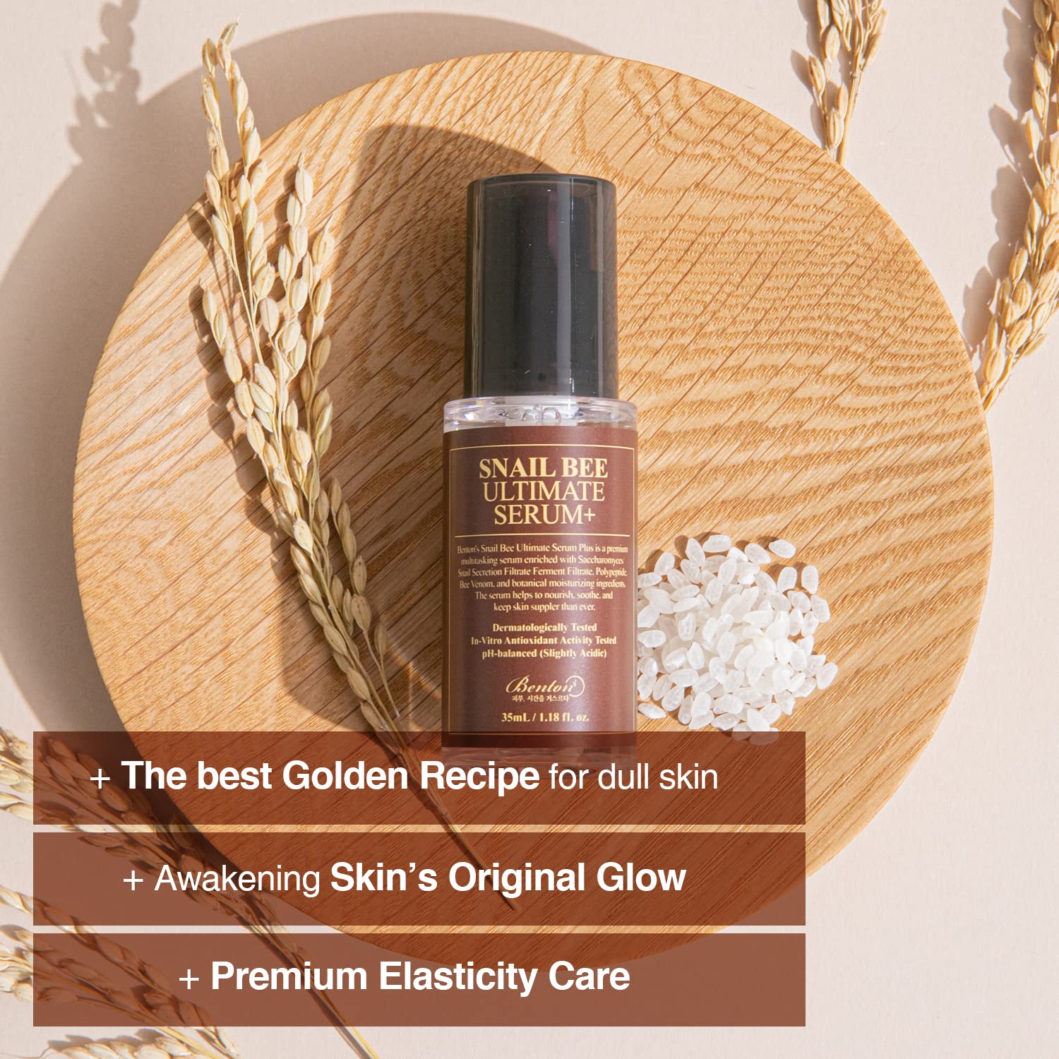 Foto 5 pulgar | Sérum Benton Snail Bee Ultimate Plus De 35 Ml Con Secreción De Caracol - Venta Internacional.