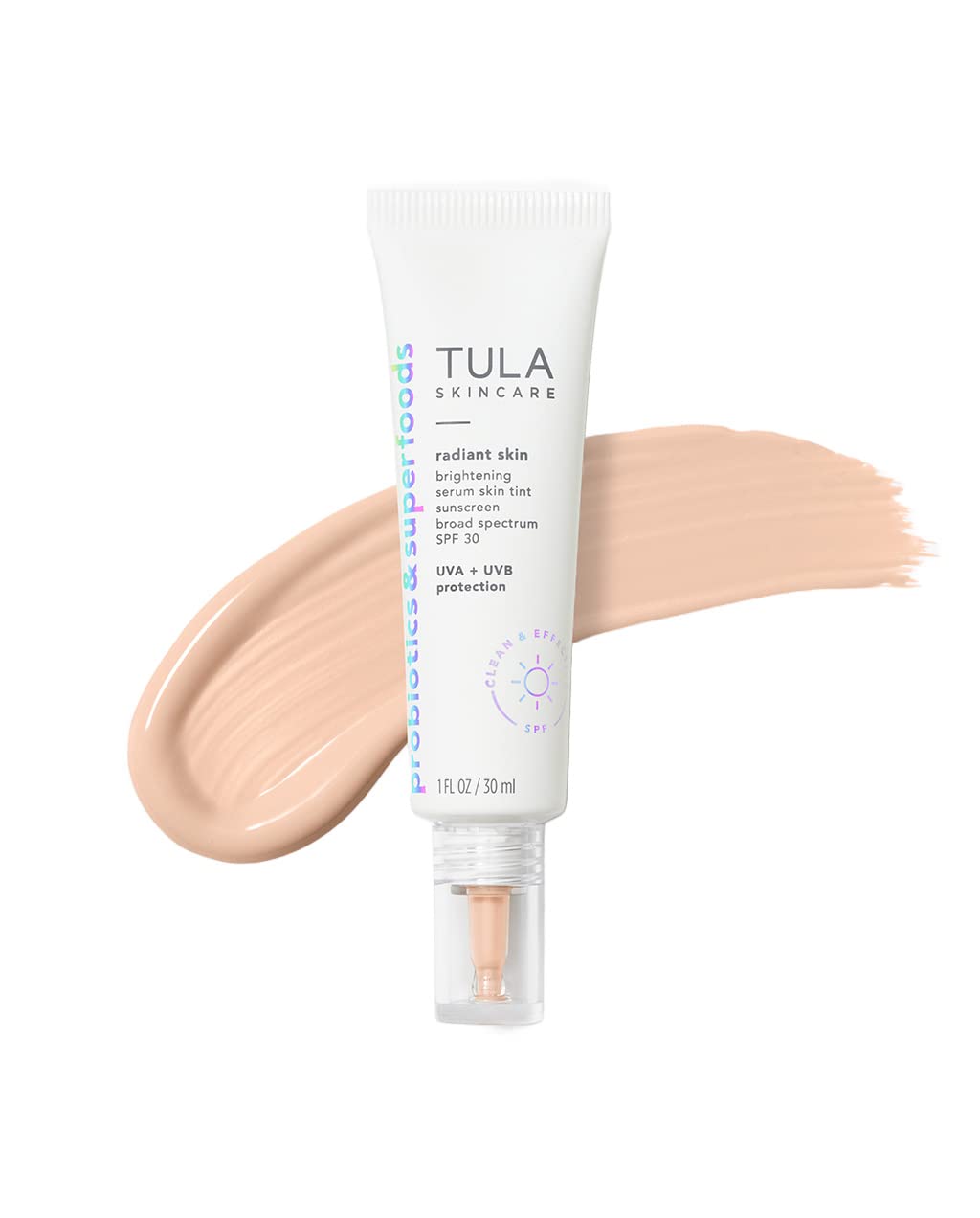 Foto 2 pulgar | Skin Tint + Sérum Tula Radiant Skin Brightening Spf 30 30 Ml - Venta Internacional.