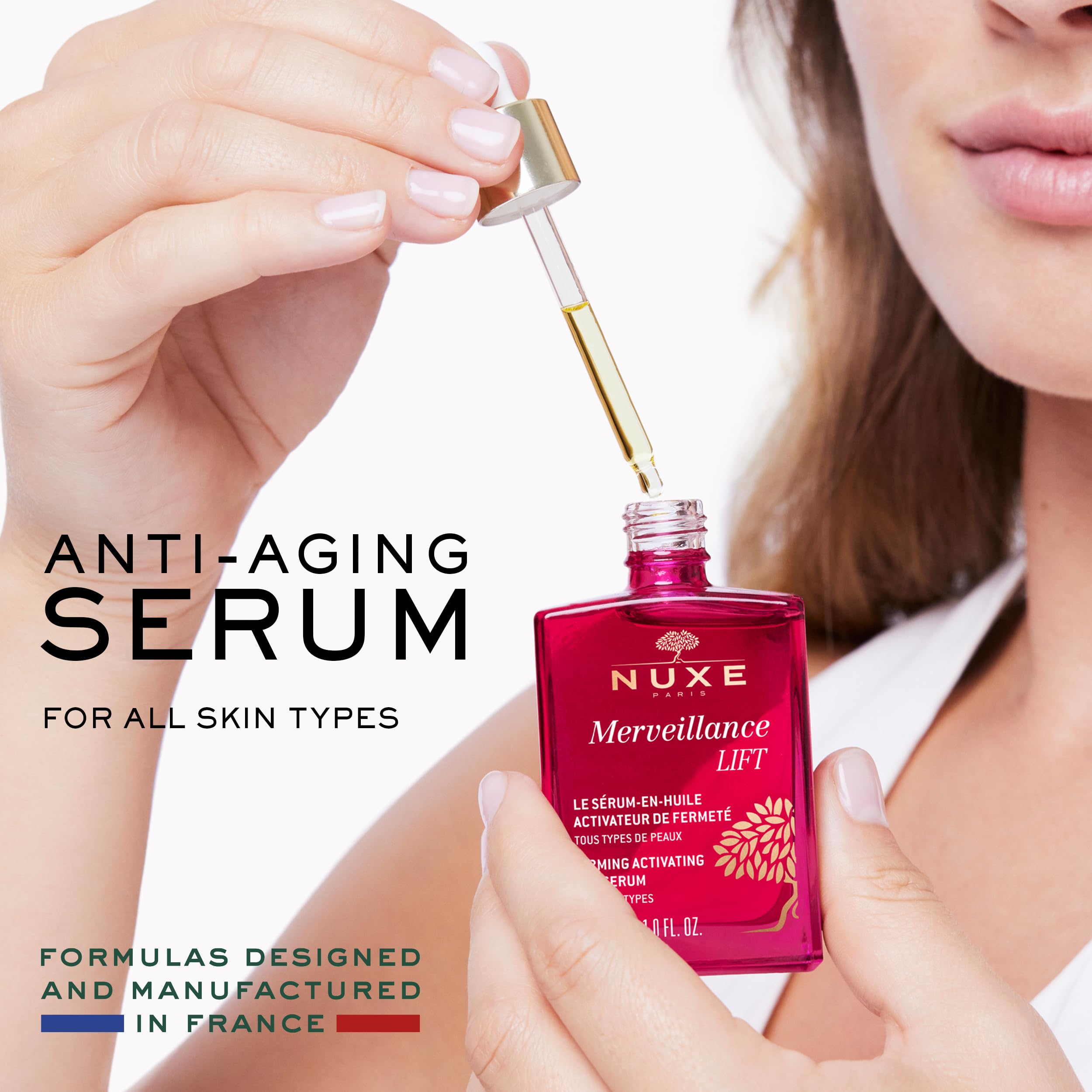 Foto 3 pulgar | Serum Nuxe Merveillance Lift And Smooth Para El Cuidado Facial De 30 Ml - Venta Internacional.