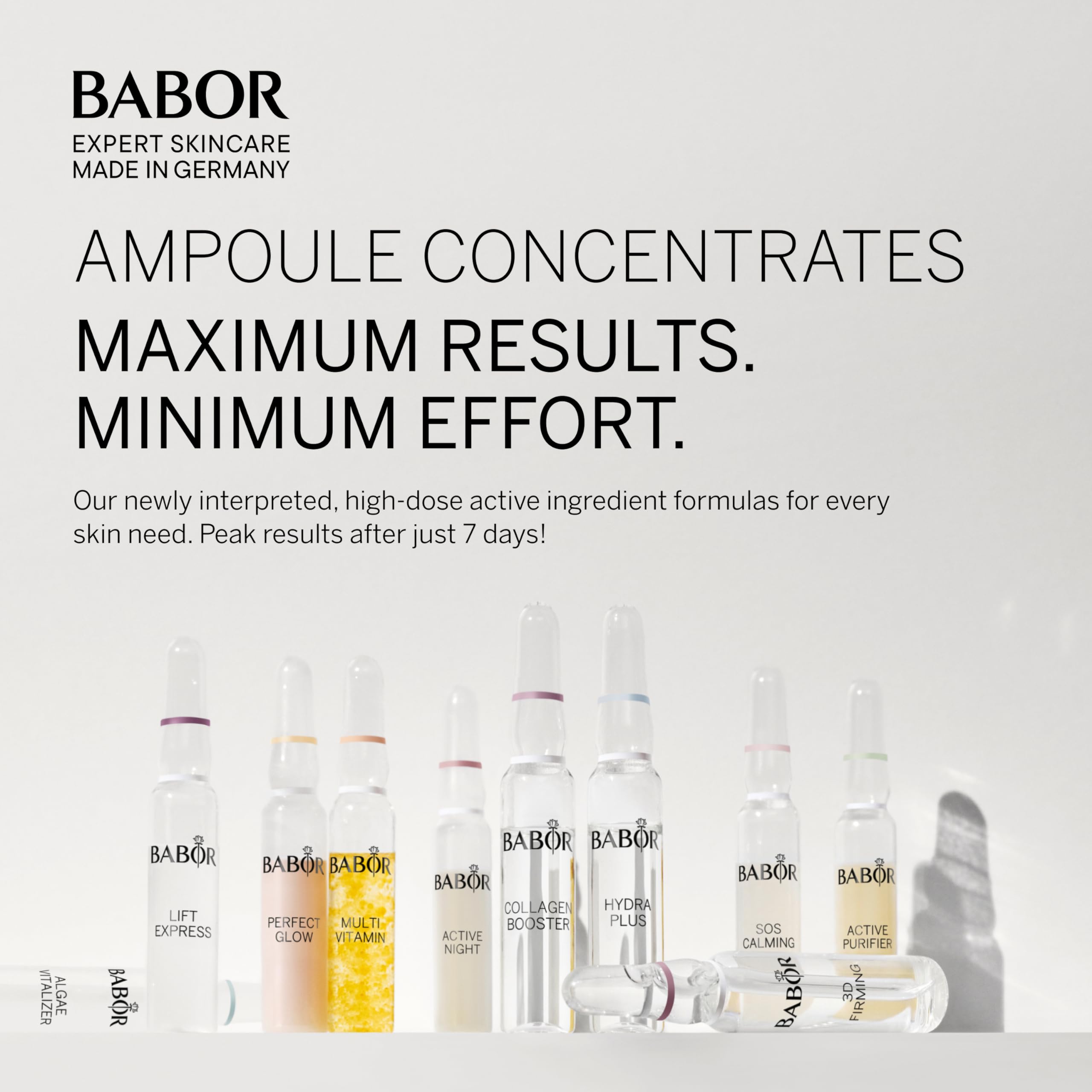 Foto 6 | Ampolla Nocturna Serum Babor Active Con Ácido Hialurónico Para 7 Días - Venta Internacional.