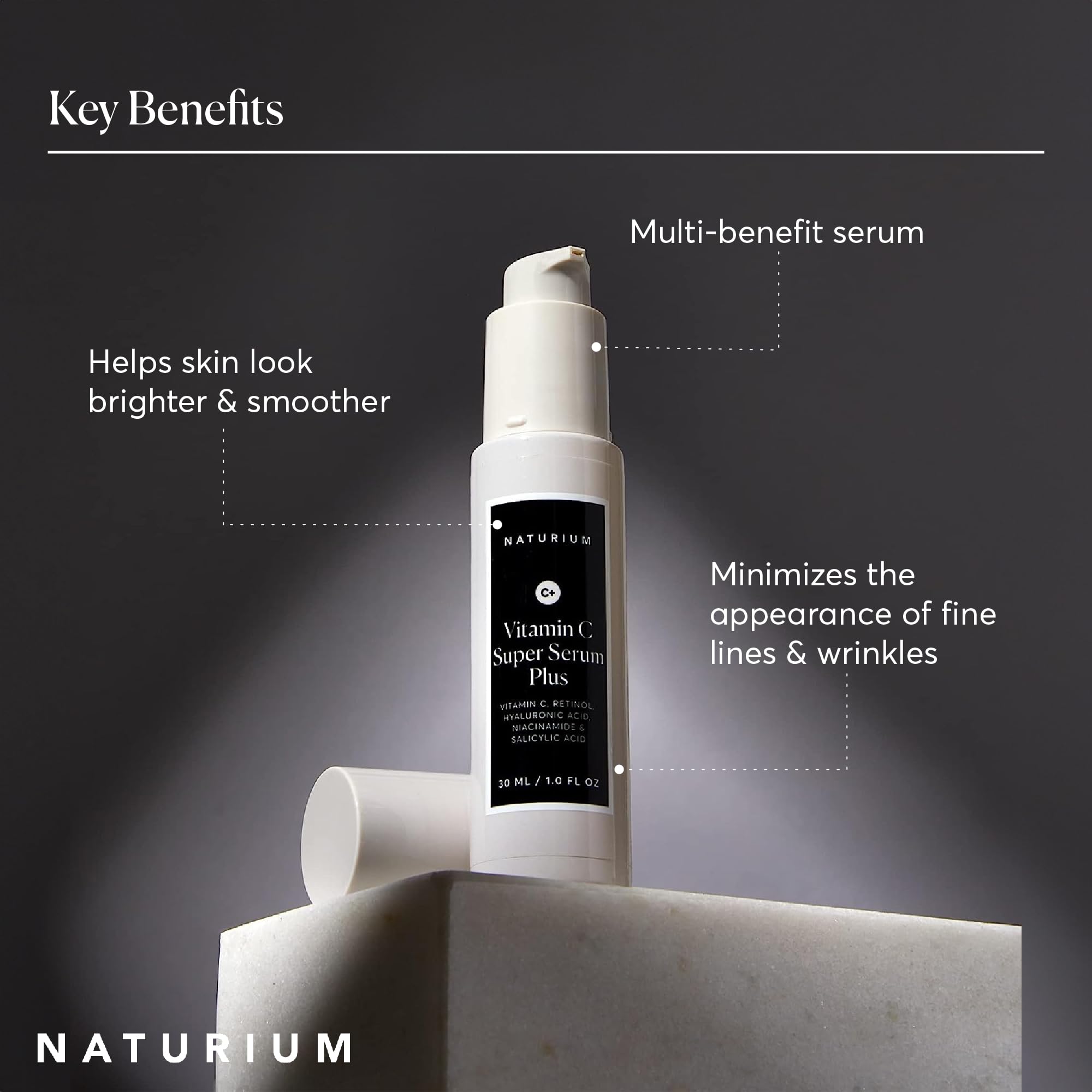 Foto 5 pulgar | Serum Naturium Super Serum Plus Con Vitamina C, 30 Ml - Venta Internacional.
