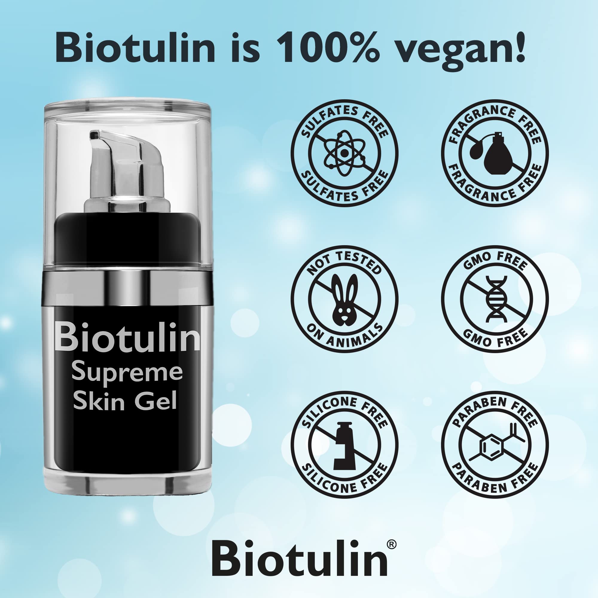 Foto 6 pulgar | Gel Para La Piel Biotulin Supreme Reduce Las Arrugas, 15 Ml Con Ácido Hialurónico - Venta Internacional.