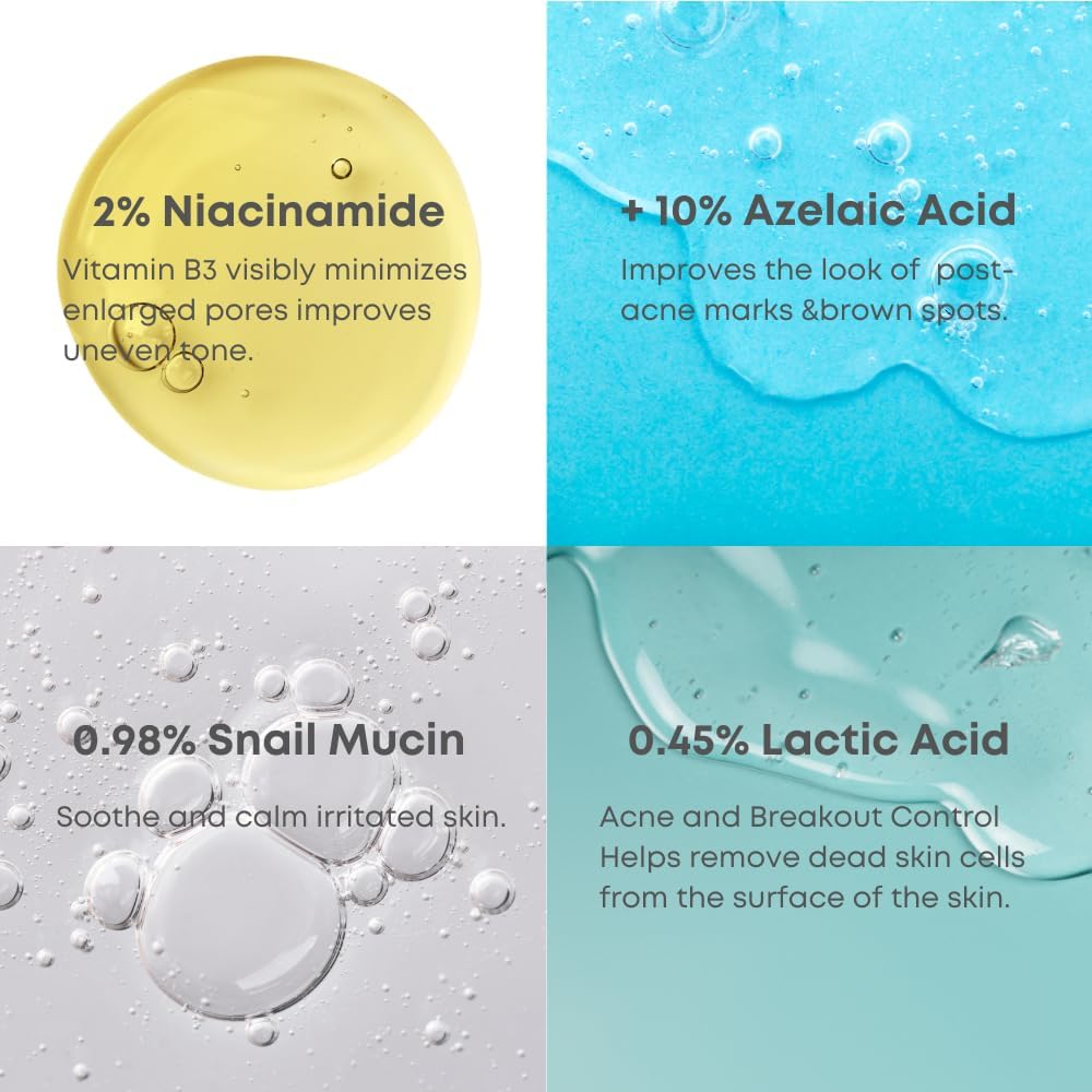 Foto 4 pulgar | Sérum Nineless A-control 10% De Ácido Azelaico Para Piel 30 Ml - Venta Internacional.