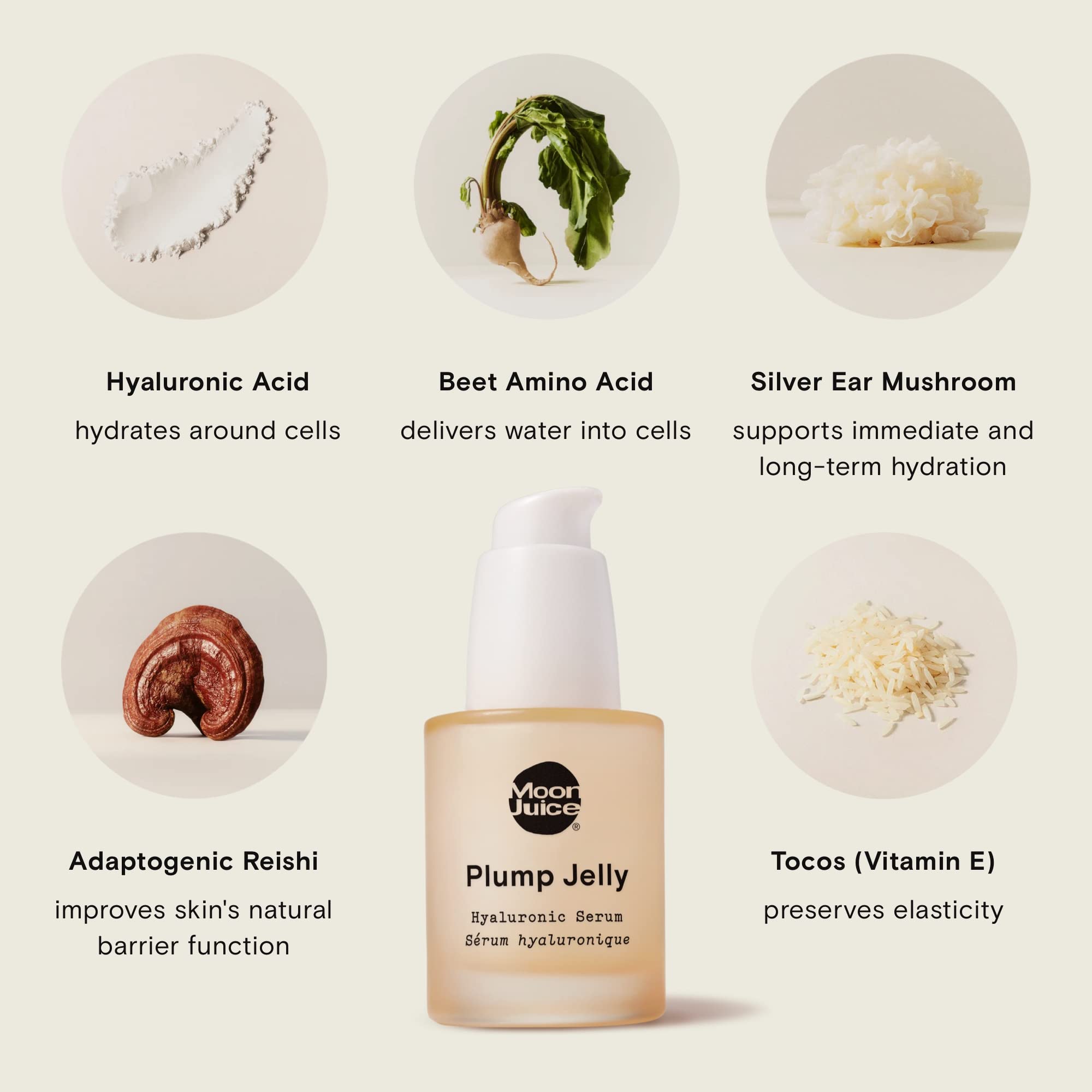 Foto 3 | Sérum Para La Piel Moon Juice Plump Jelly Con Ácido Hialurónico, 30 Ml - Venta Internacional.