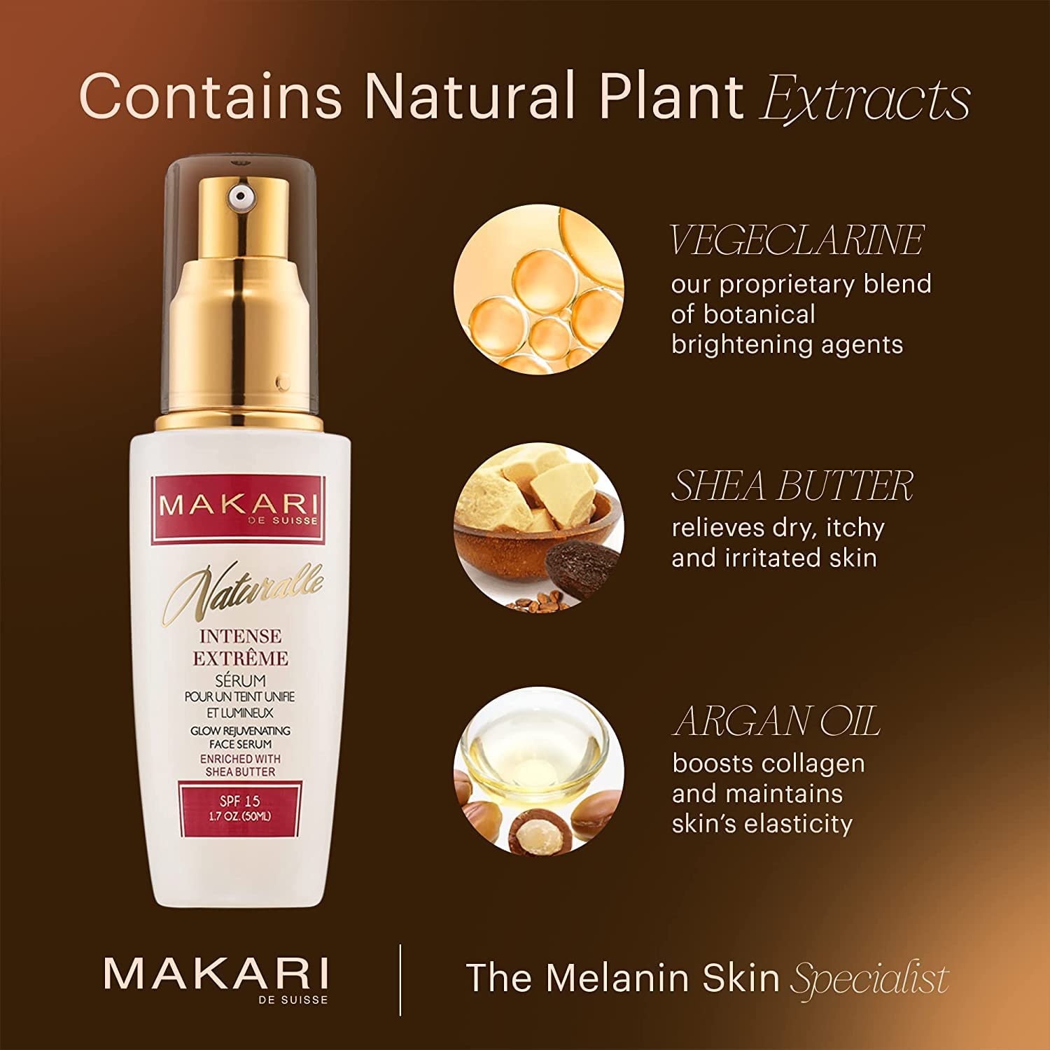 Foto 4 | Serum Makari Intense Extreme Tonificante Para Manchas, Spf15, 50 Ml - Venta Internacional.