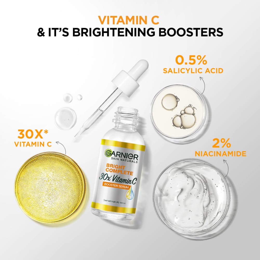 Foto 6 pulgar | Sérum Facial Garnier Bright Complete Vitamin C Booster 30 Ml - Venta Internacional.