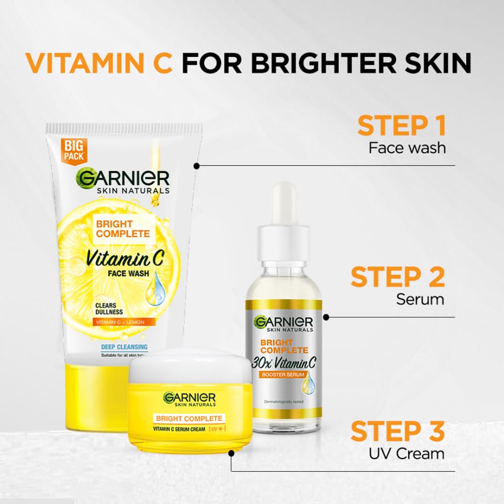 Foto 7 pulgar | Sérum Facial Garnier Bright Complete Vitamin C Booster 30 Ml - Venta Internacional.