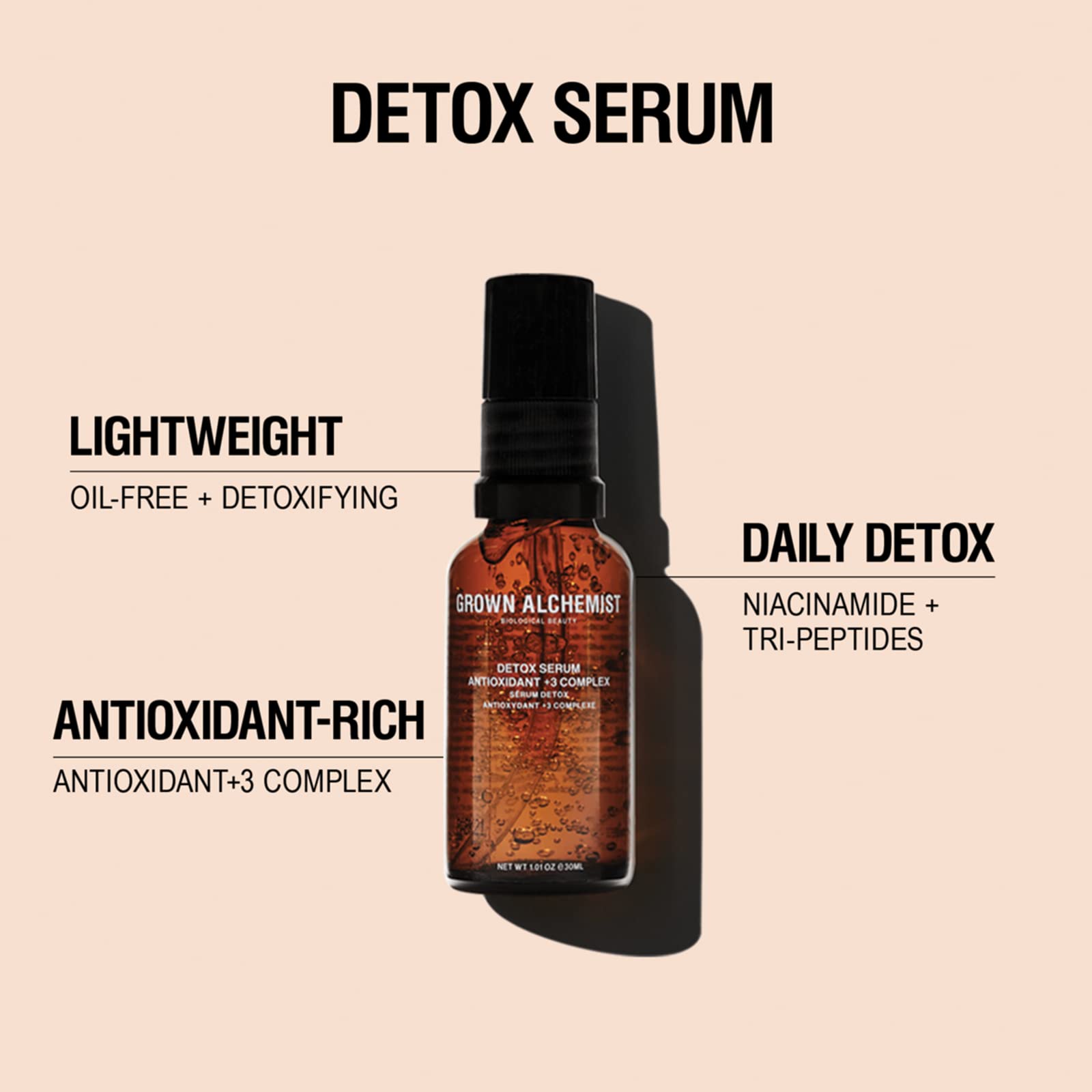 Foto 4 pulgar | Antioxidante Desintoxicante Serum Grown Alchemist De 30 Ml Con Niacinamida - Venta Internacional.