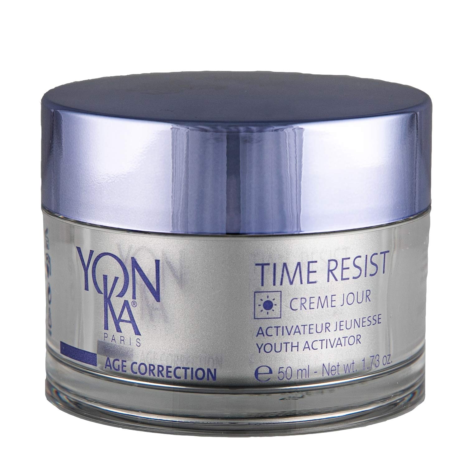 Crema De Día Yon-ka Time Resist Jour 50 Ml Antienvejecimiento Con Ácido Hialurónico - Venta Internacional.