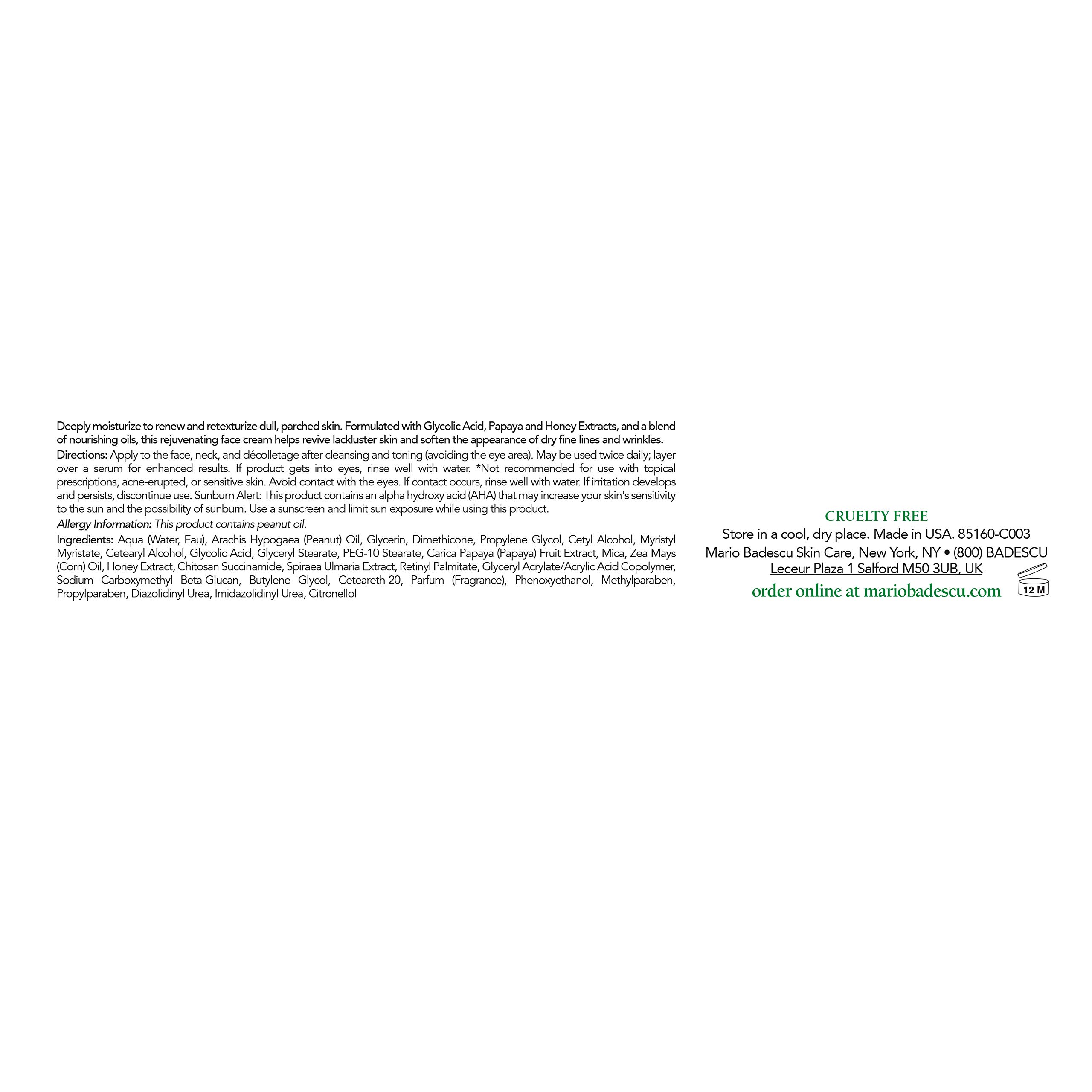 Foto 3 pulgar | Crema Facial Mario Badescu, Complejo Glicólico Renovador De La Piel, 30 Ml - Venta Internacional.