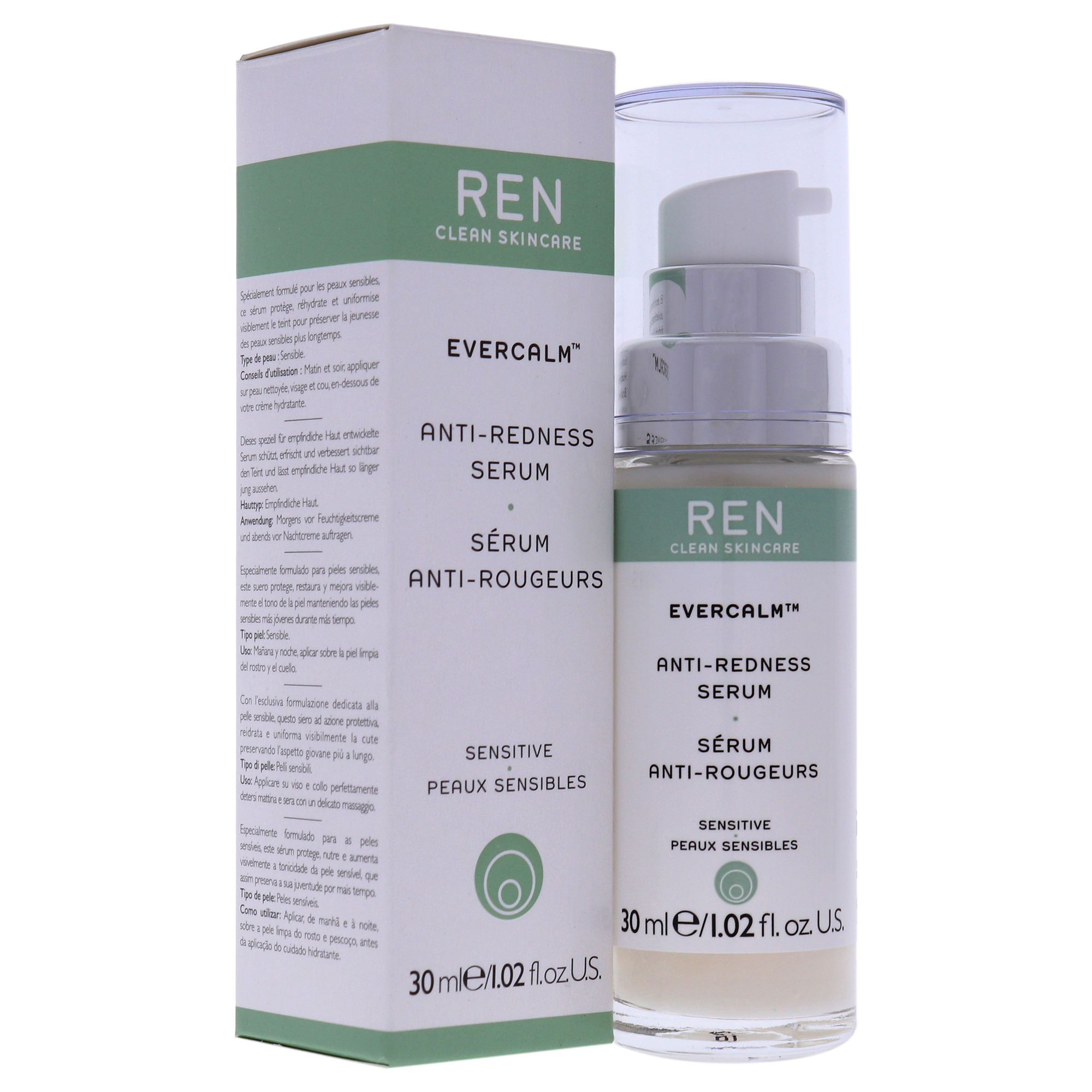 Foto 4 pulgar | Sérum Ren Evercalm Antirrojeces 30 Ml - Venta Internacional.