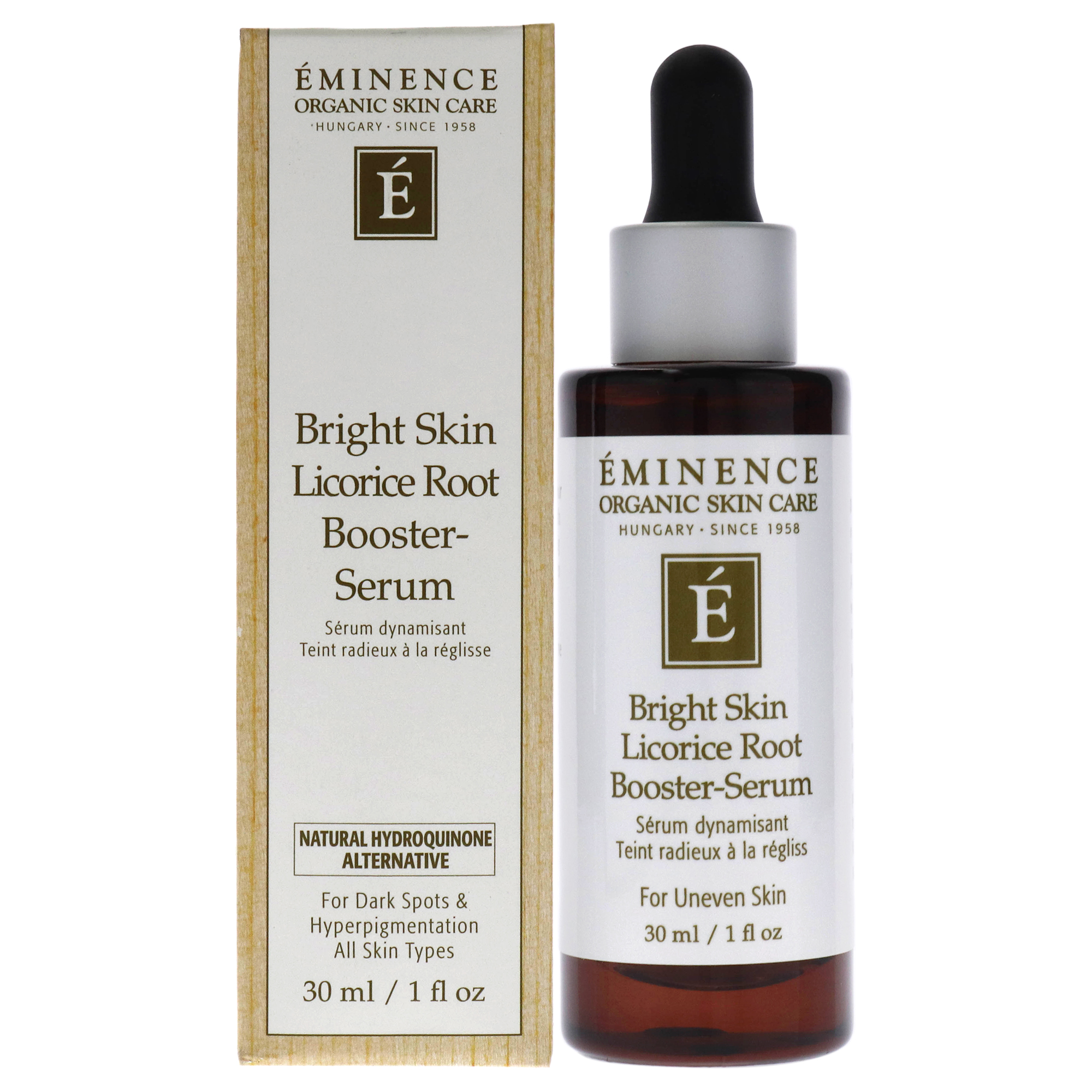 Serum Eminence Bright Skin Licorice Booster Iluminador y protector de piel - Venta Internacional