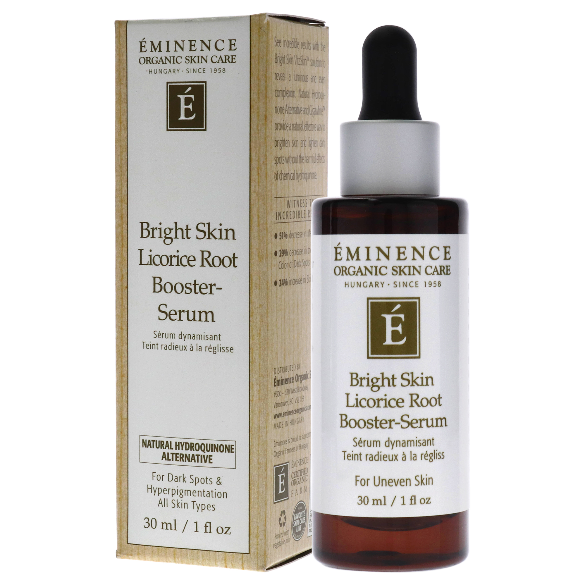 Foto 5 pulgar | Serum Eminence Bright Skin Licorice Booster Iluminador y protector de piel - Venta Internacional
