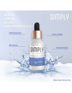Foto 4 | Suero Facial Simply Solution Acido Hialuronico 2% 30 ml