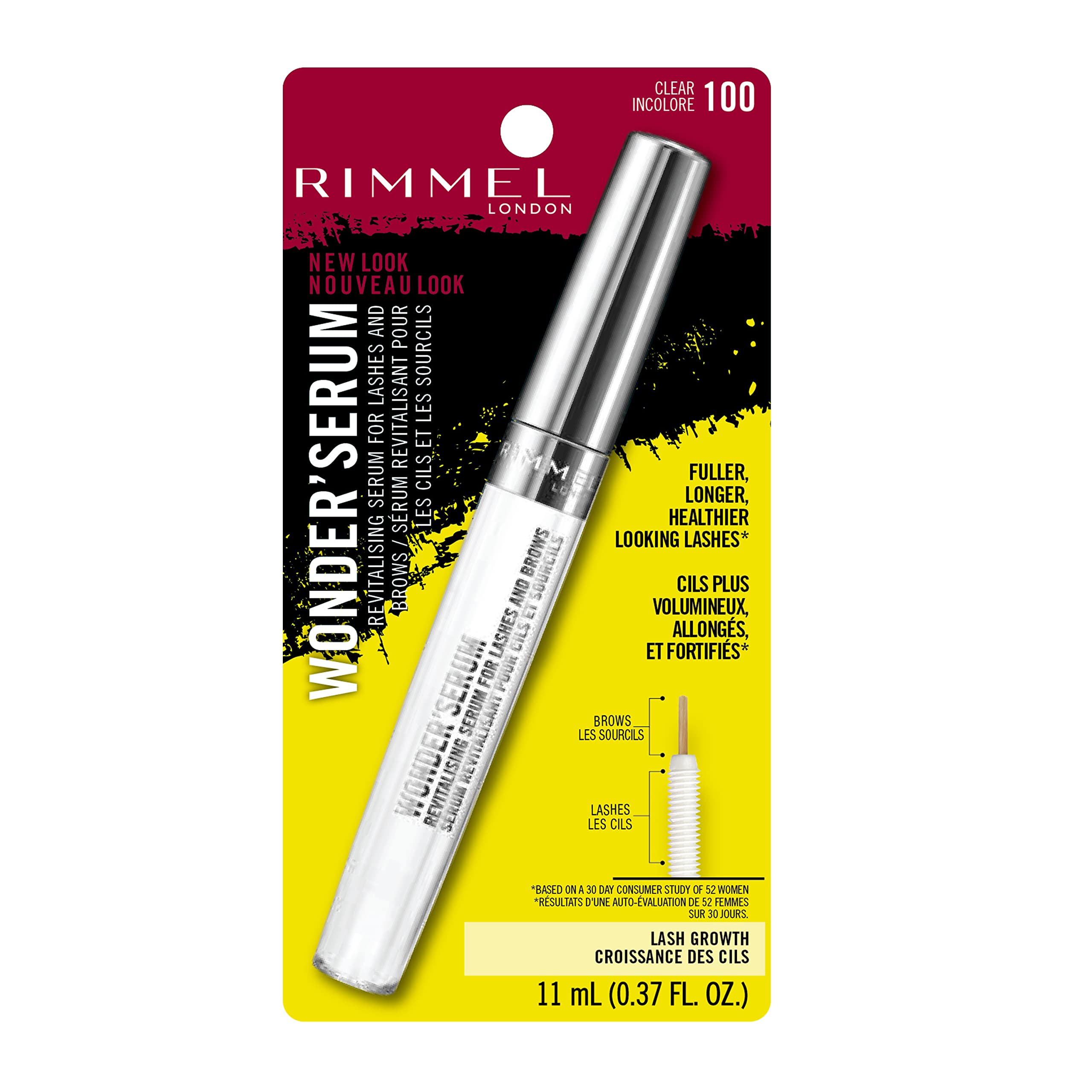 Foto 4 pulgar | Sérum Rimmel Wonder'serum Para Pestañas Y Cejas, 10 Ml, Estimula El Crecimiento - Venta Internacional.