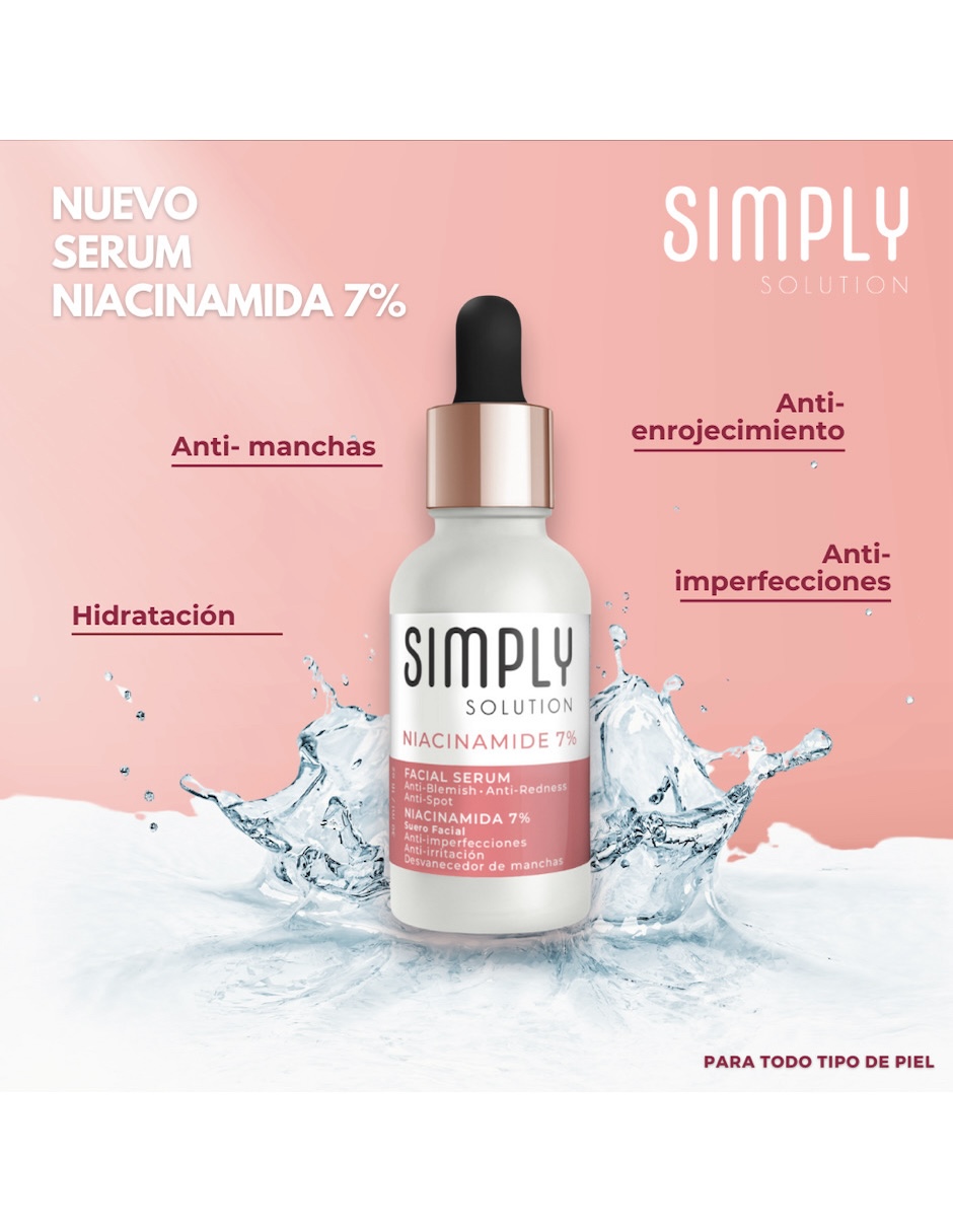 Foto 5 pulgar | Suero Facial Simply Solution Niacinamida 7% 30 Ml