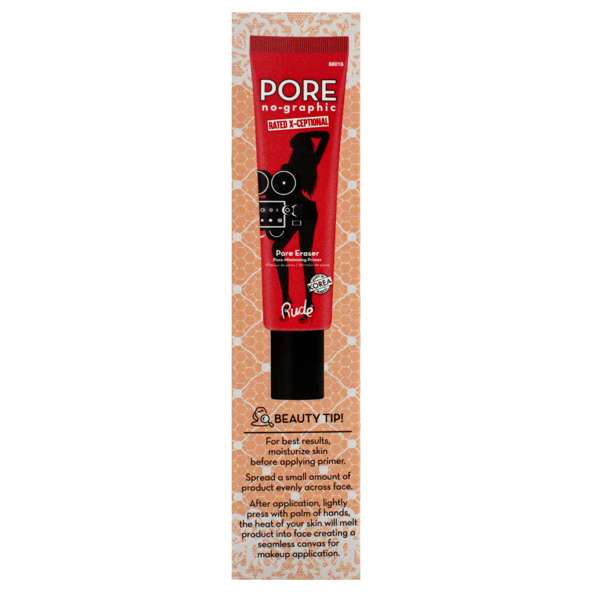 Foto 7 | Borrador De Poros Primer Rude Cosmetics Para Minimizar La Pornografía - Venta Internacional.