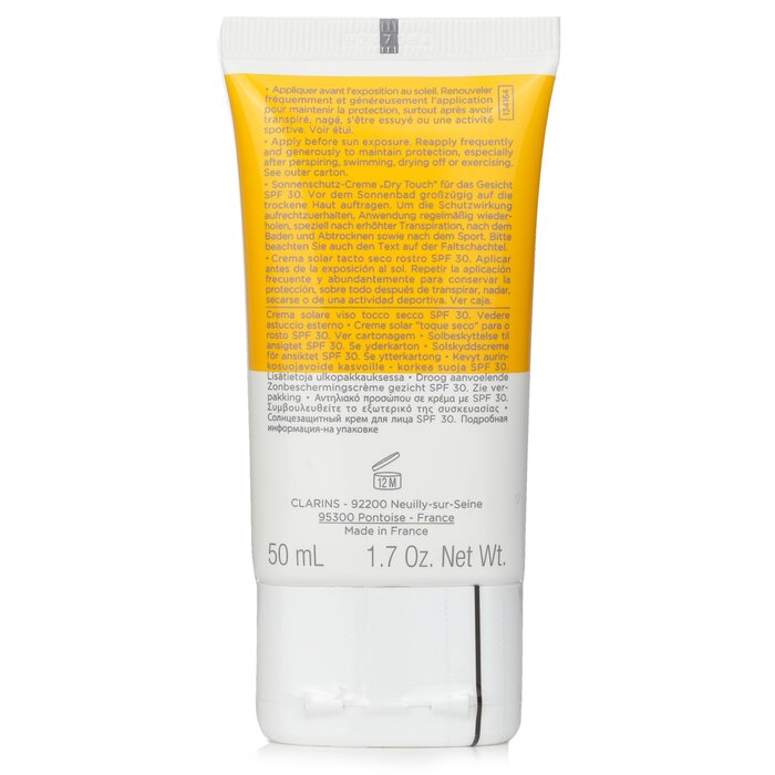 Foto 3 pulgar | Crema De Protección Solar Clarins Dry Touch Spf 30 Para Rostro - Venta Internacional.