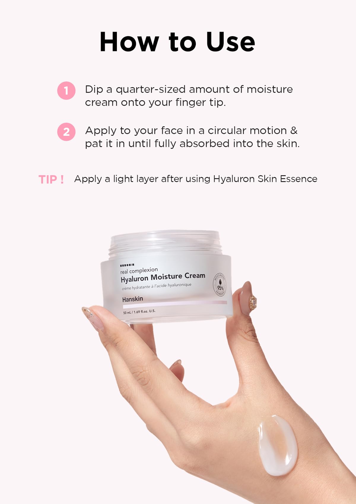 Foto 7 pulgar | Crema Hidratante Hanskin Real Complexion Hyaluronic 50 ml - Venta Internacional