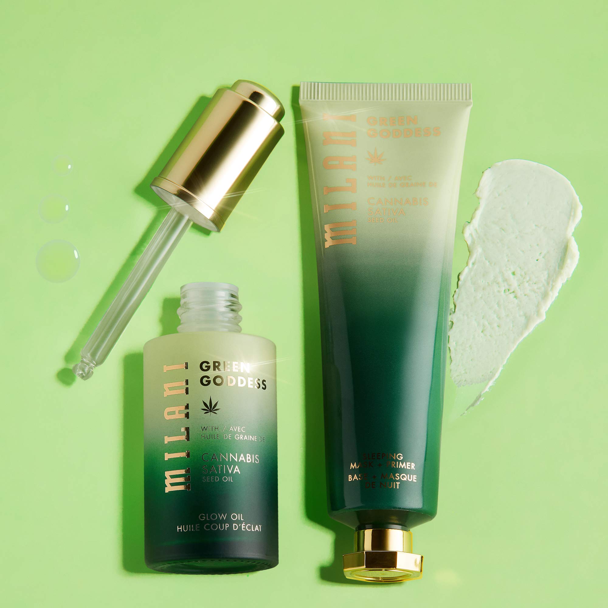 Foto 4 pulgar | Aceite Facial Milani Green Goddess Glow Oil De Cáñamo 30 Ml - Venta Internacional.