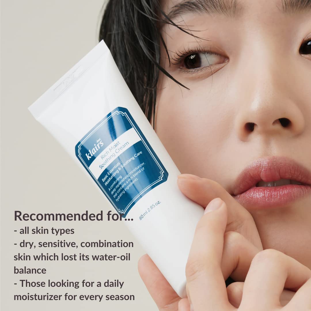 Foto 4 pulgar | Crema Hidratante Dearklairs Rich Moist Calmante 80 Ml - Venta Internacional.