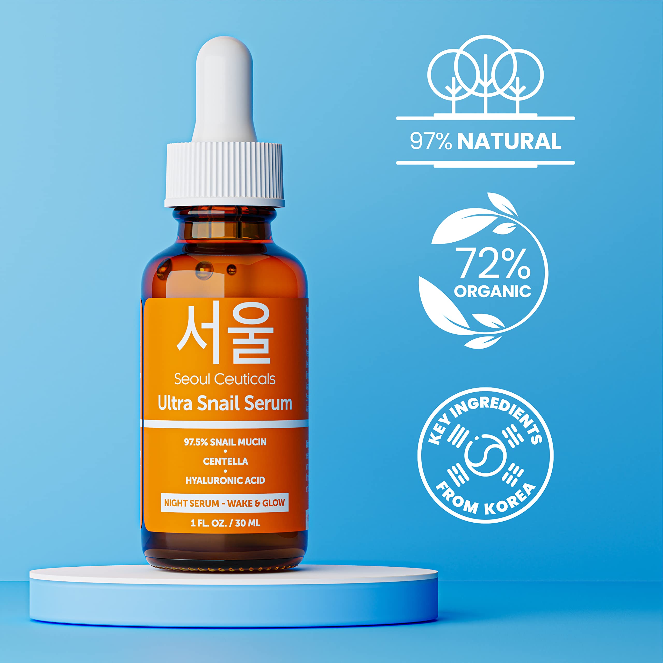 Foto 2 | Serum Seoulceuticals Snail Mucin 97,5% con Ácido Hialurónico 30 Ml - Venta Internacional