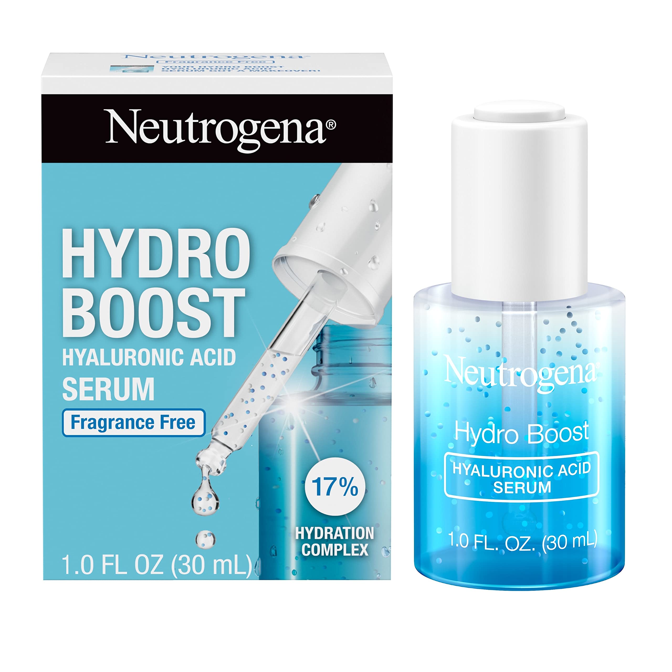 Sérum Neutrogena Hydro Boost de Ácido Hialurónico 30 Ml para Rostro - Venta Internacional