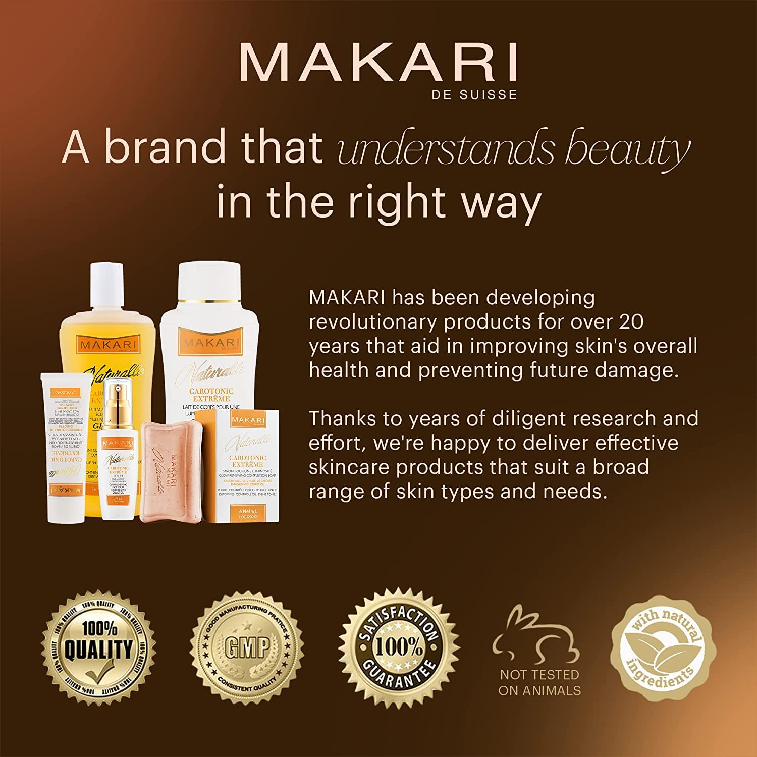 Foto 7 pulgar | Sérum Makari Naturalle Carotonic Extreme Brillantador 50 Ml - Venta Internacional