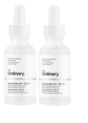 Serum The Ordinary Niacinamida 10% + Zinc 1% 2 Botes de 30 ml C/U - Venta Internacional