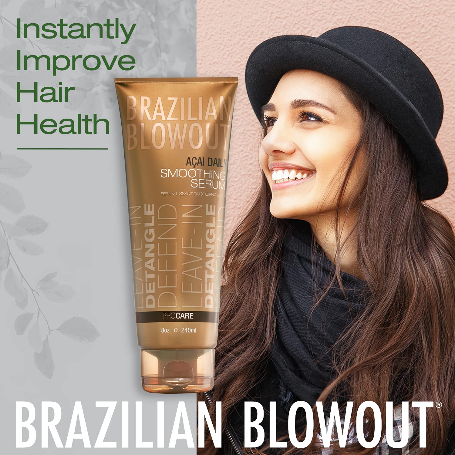 Foto 4 pulgar | Sérum Brazilian Blowout Daily Suavizante De 240 Ml (paquete De 1) - Venta Internacional.