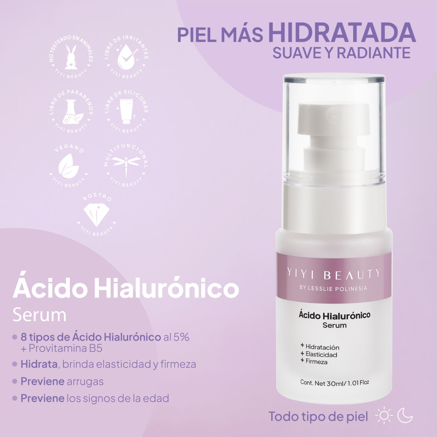 Foto 4 pulgar | Kit Serum Luminosidad Hidratante Ácido Hialurónico + Vitamina C