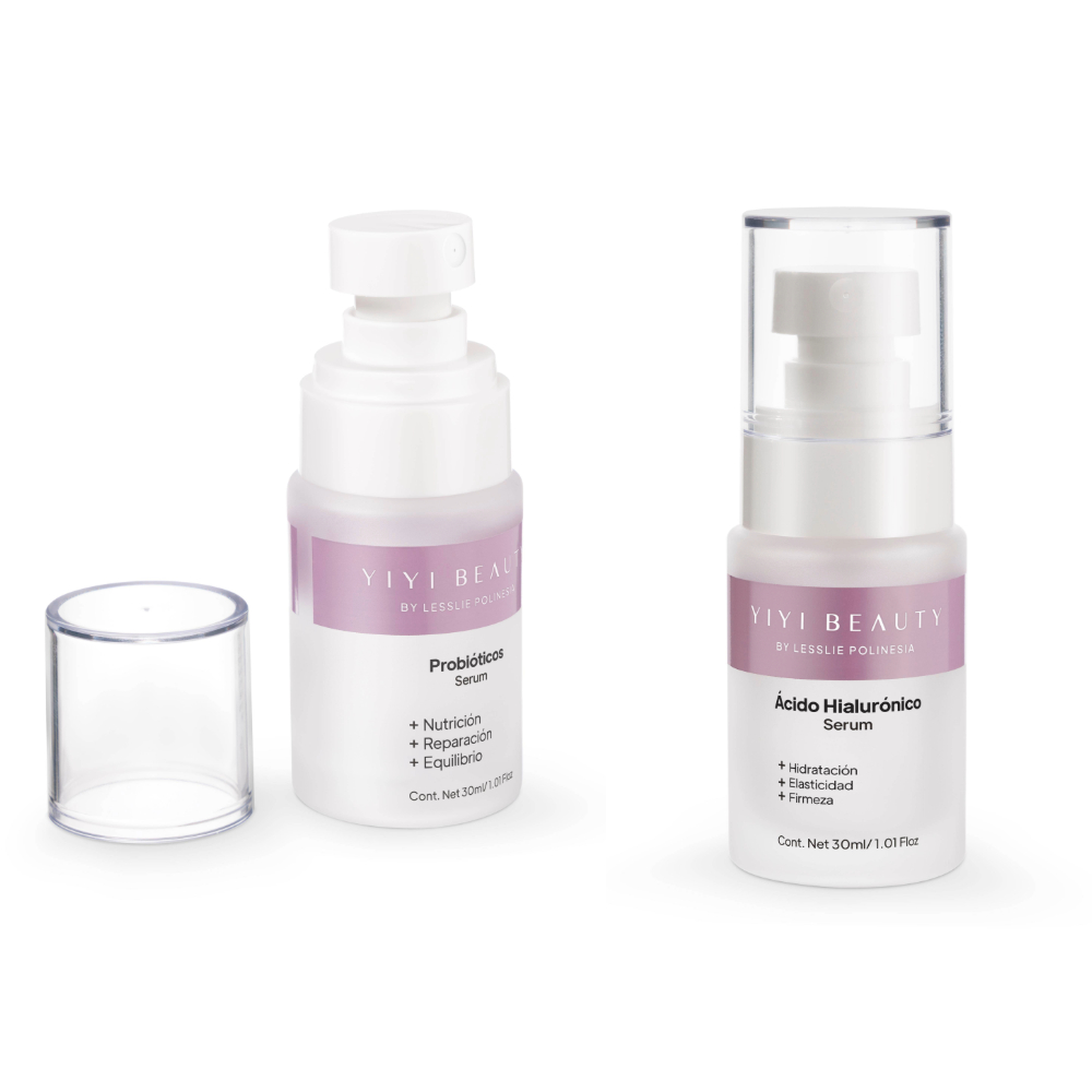 Kit Serum Hidratante con Ácido Hialurónico y Prebióticos para una Piel Firme y Juvenil