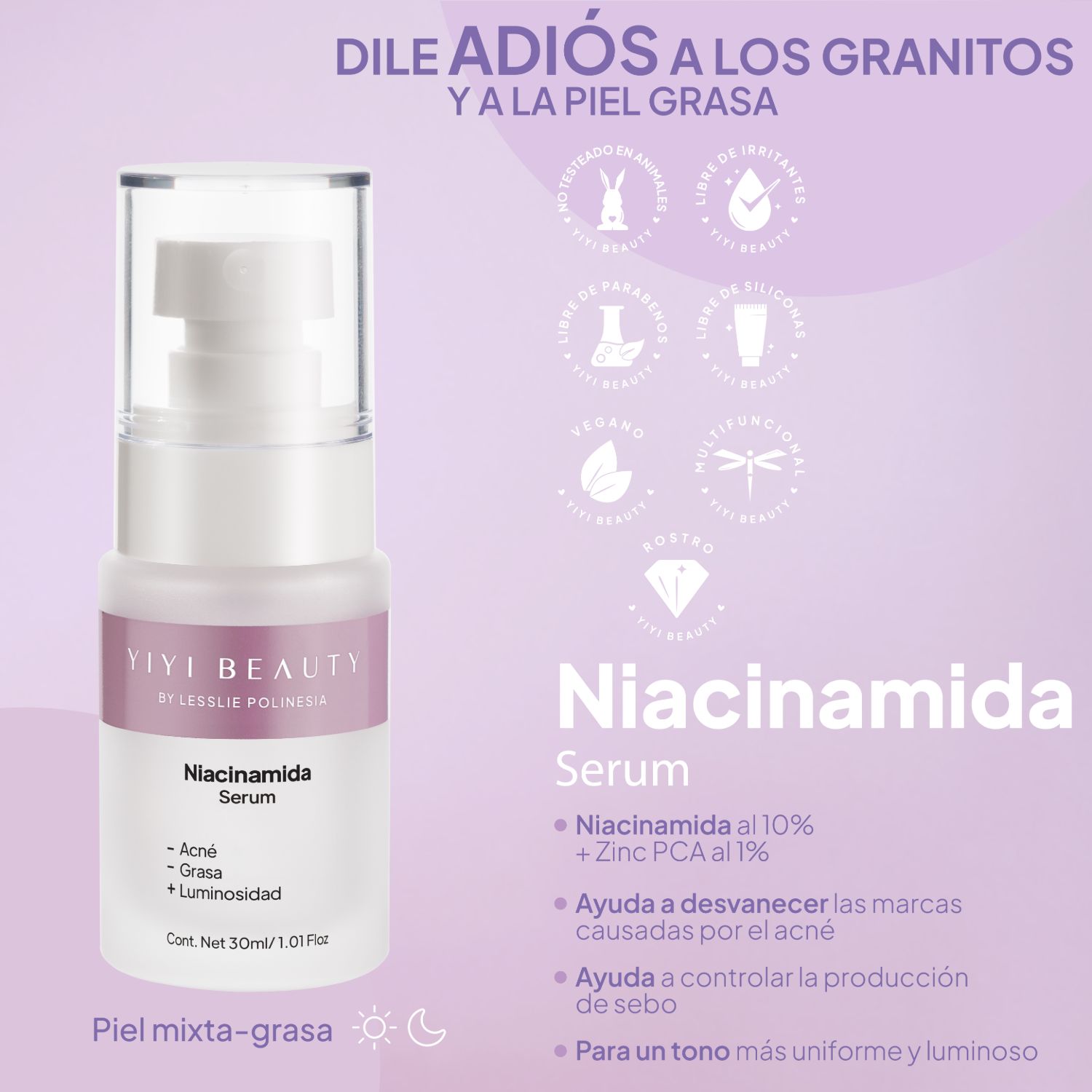 Foto 6 pulgar | Suero Facial Niacinamida 30 Ml