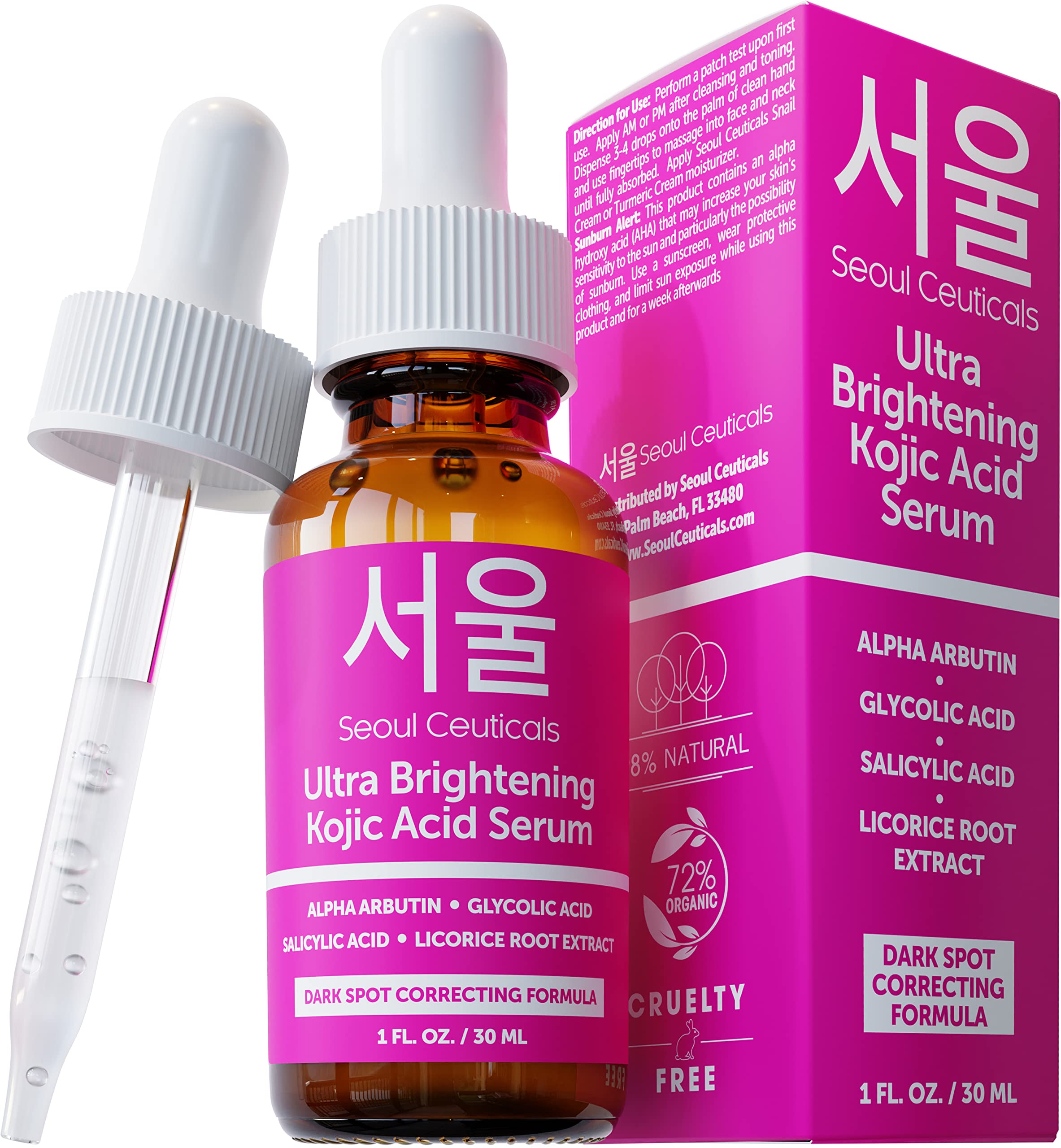 Serum Seoulceuticals Ácido Kójico Alfa Arbutina 30 Ml Dark Spot - Venta Internacional.