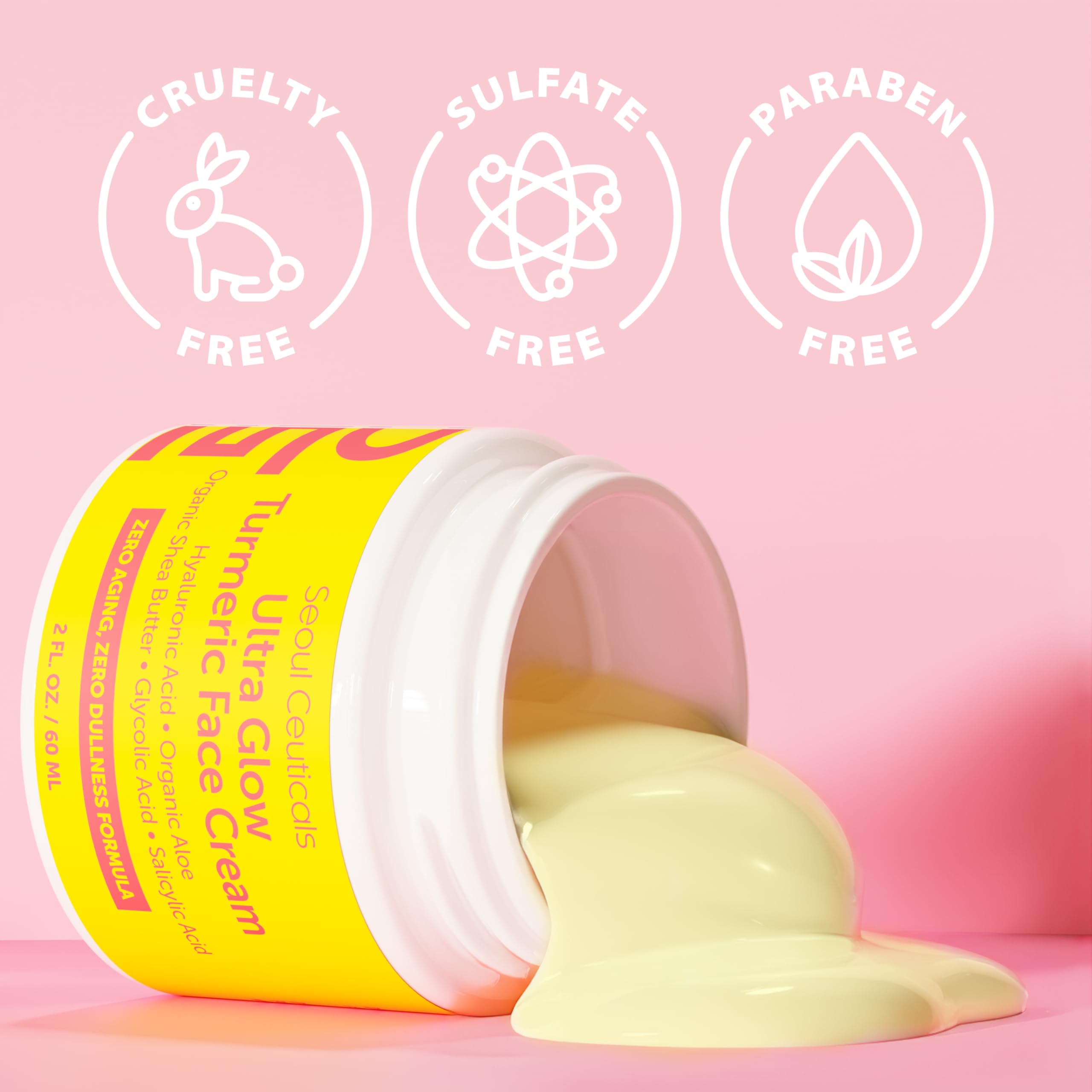 Foto 7 pulgar | Crema Hidratante De Cúrcuma Seoulceuticals, 60 Ml, Para Piel Opaca - Venta Internacional.