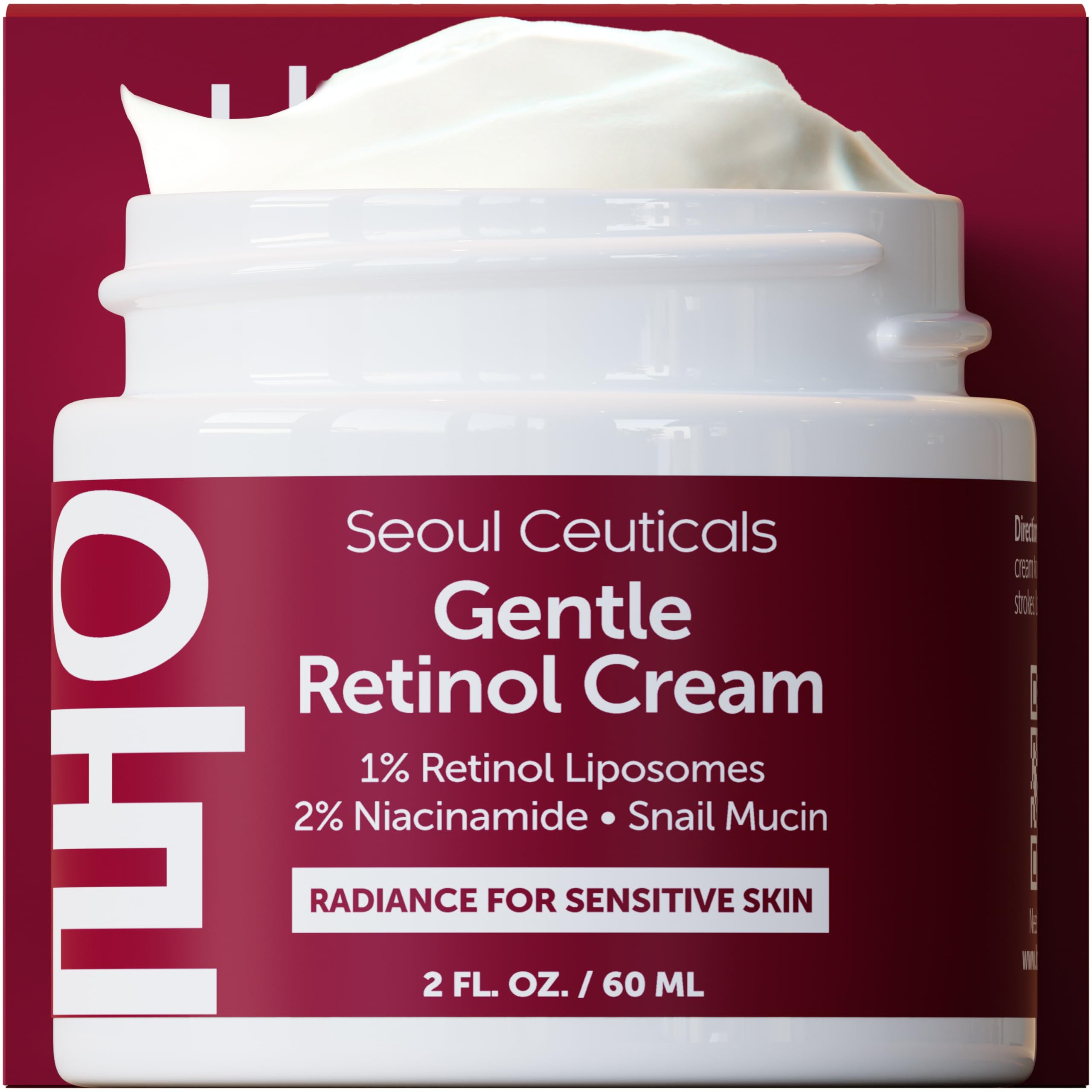 Foto 2 pulgar | Crema De Noche Seoulceuticals Con Retinol Coreano Al 1% Y Mucina De Caracol, 60 Ml - Venta Internacional.