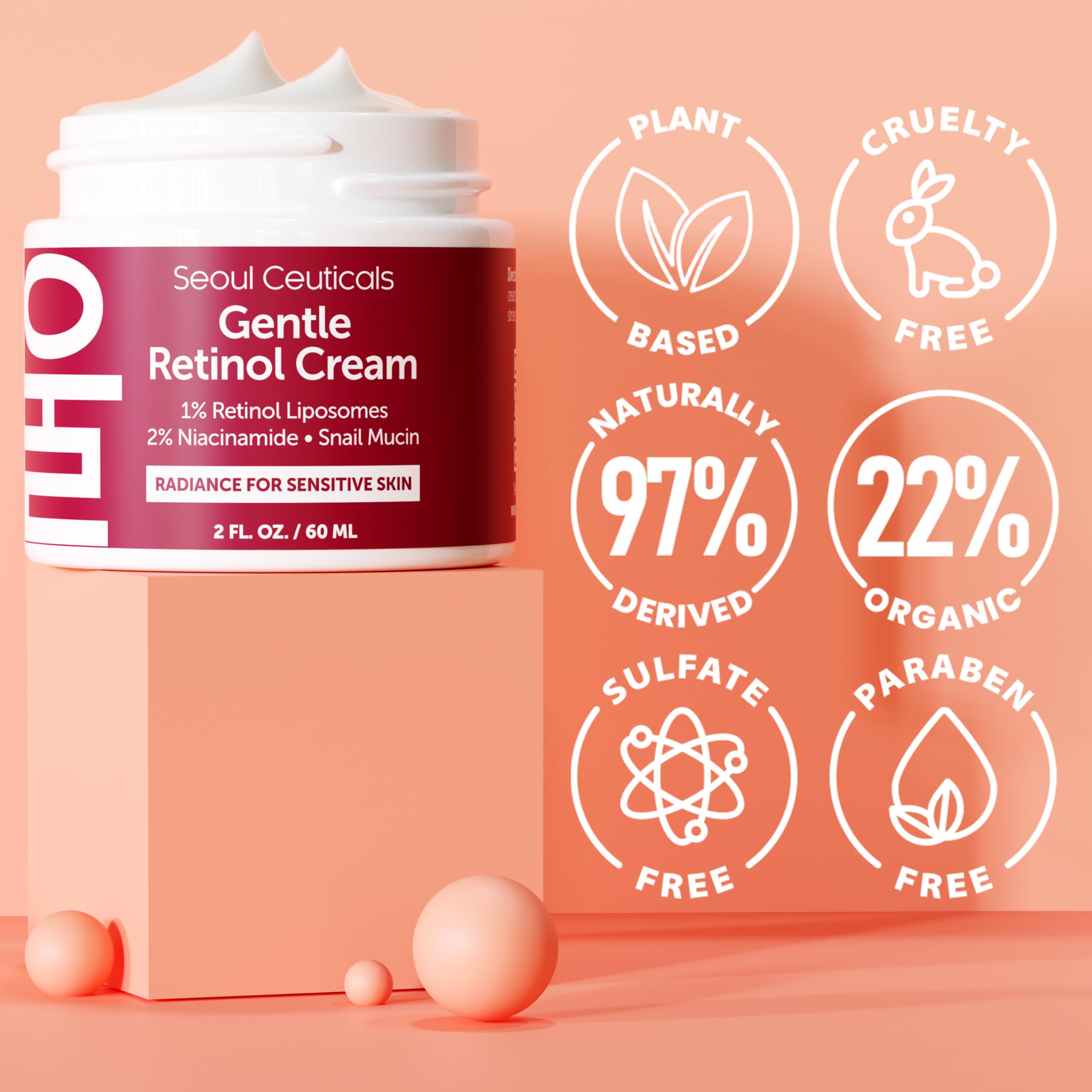 Foto 4 | Crema De Noche Seoulceuticals Con Retinol Coreano Al 1% Y Mucina De Caracol, 60 Ml - Venta Internacional.