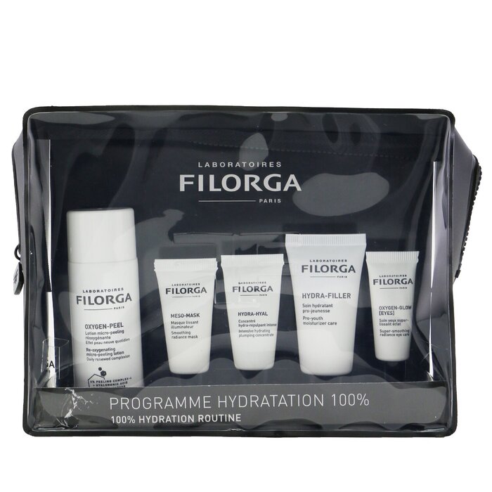 Set De Cuidado De La Piel Filorga 100% Hydration W/ Oxygen Peel, 50 Ml, 5 Unidades - Venta Internacional.