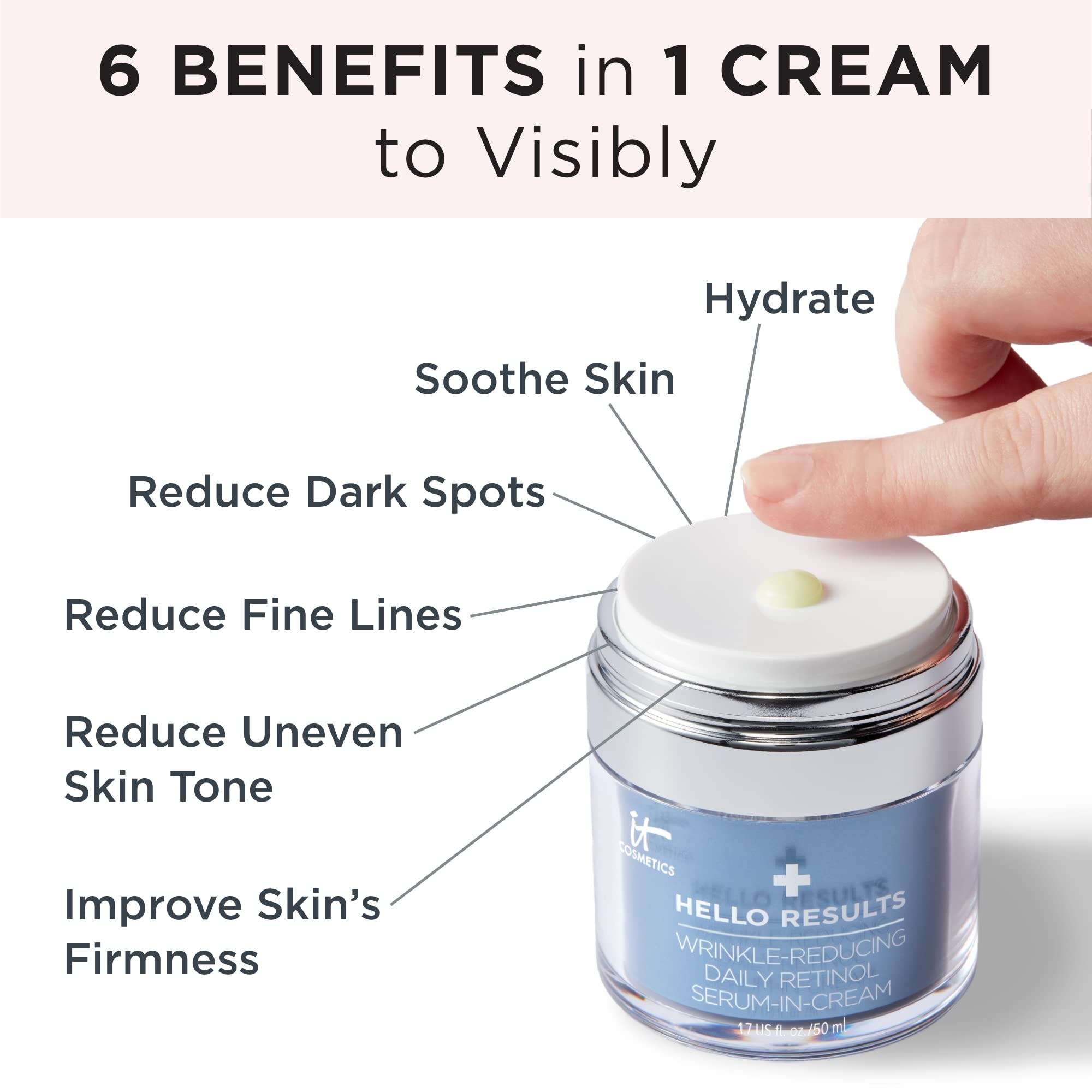 Foto 5 pulgar | Serum-cream It Cosmetics Hello Results Antienvejecimiento 50 Ml - Venta Internacional.