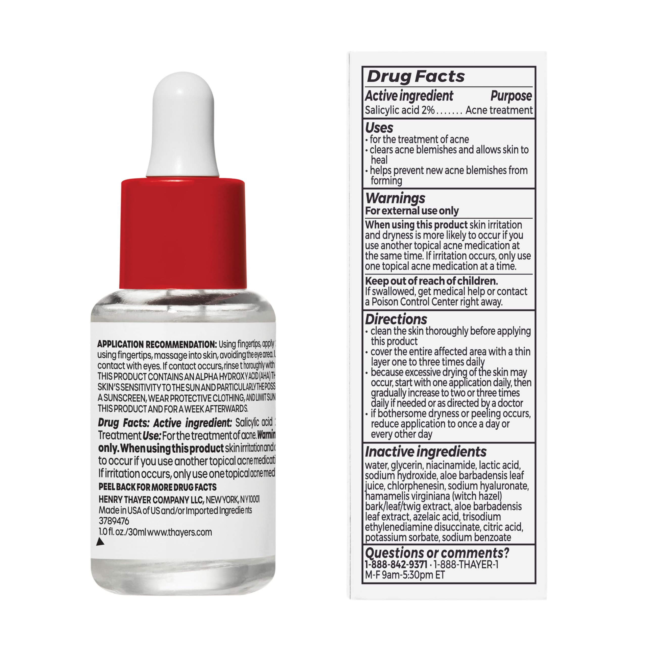 Foto 7 pulgar | Sérum Para El Acné Thayers Double Action Con 2% De Ácido Salicílico, 30 Ml - Venta Internacional.