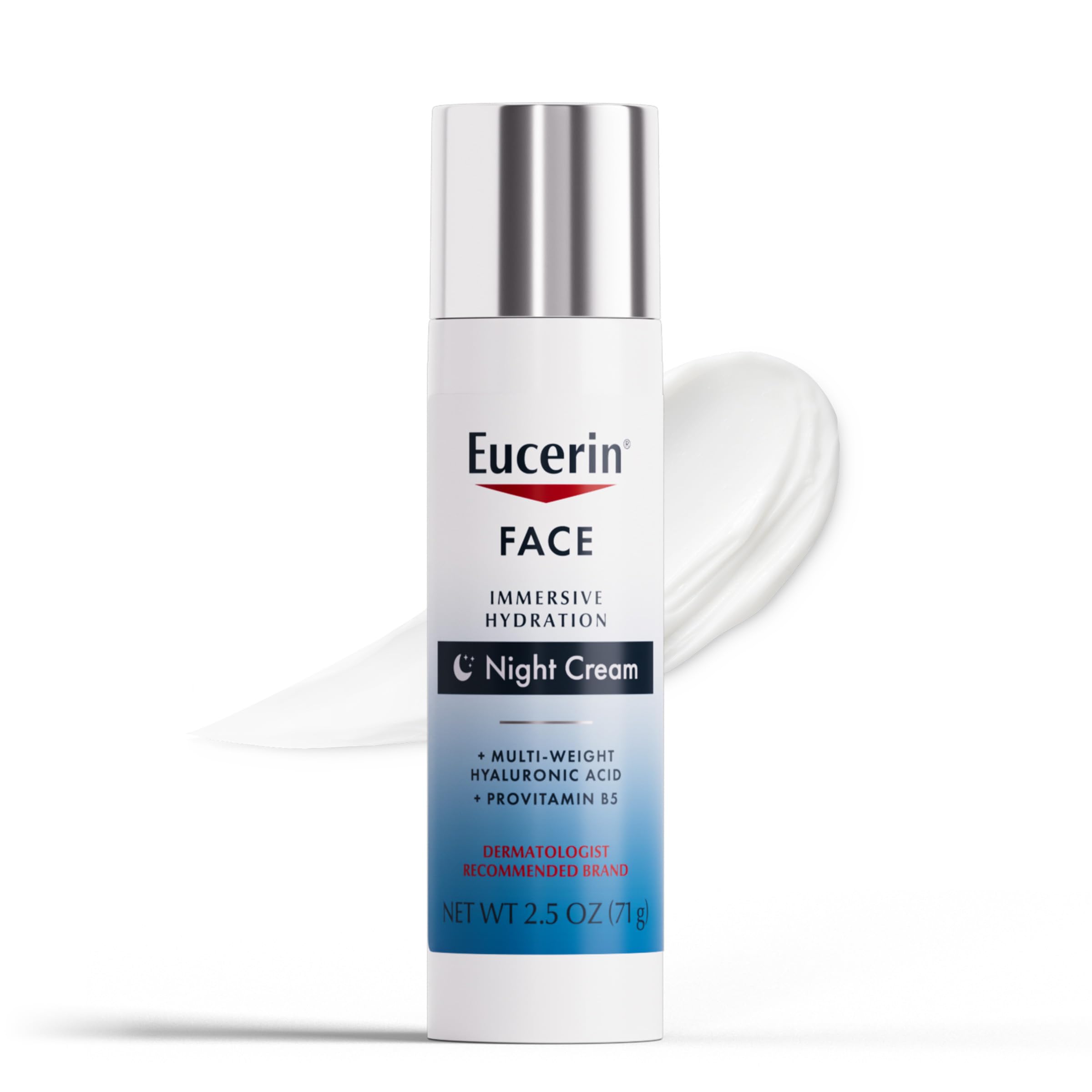 Crema De Noche Eucerin Face Immersive Hydration 75 Ml Con Ácido Hialurónico - Venta Internacional.