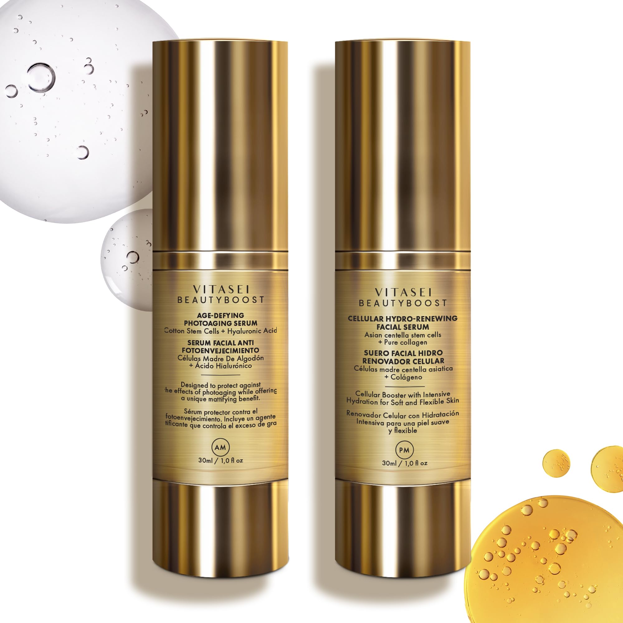 Sérum Facial Duo Vitasei Am/pm De Hidratación Profunda Antienvejecimiento - Venta Internacional.