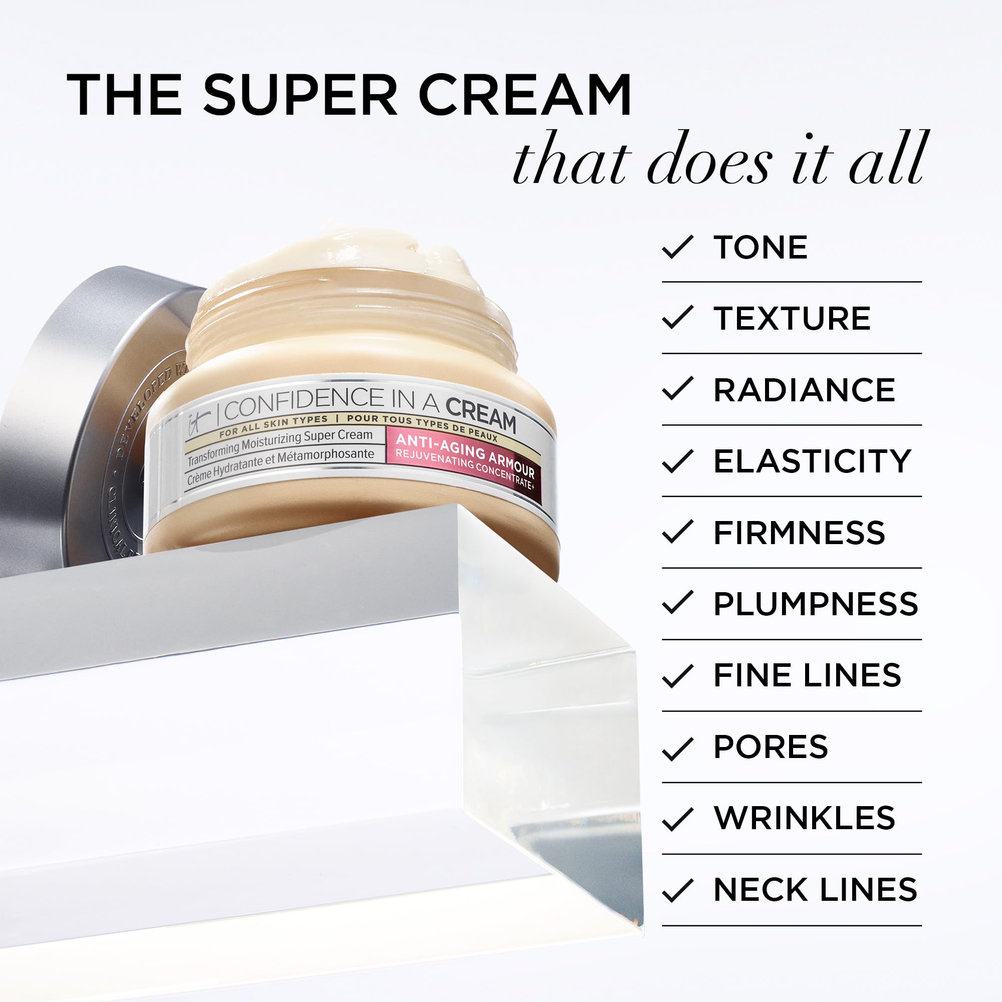 Foto 6 pulgar | Crema Hidratante Confidence In A Cream De It Cosmetics, 120 Ml - Venta Internacional.