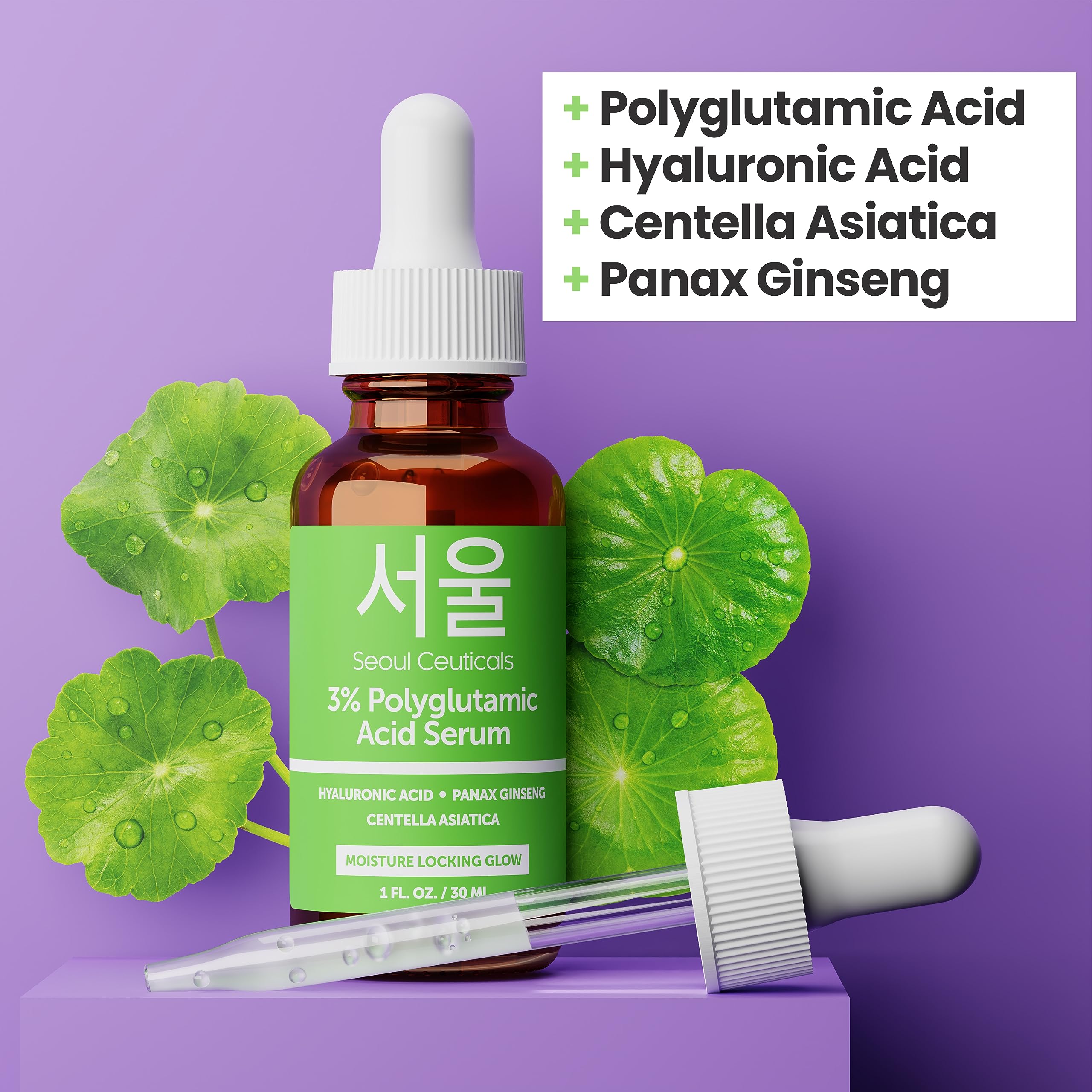 Foto 7 pulgar | Serum Seoulceuticals Ácido Poliglutámico Orgánico 30 Ml Con Ha - Venta Internacional.
