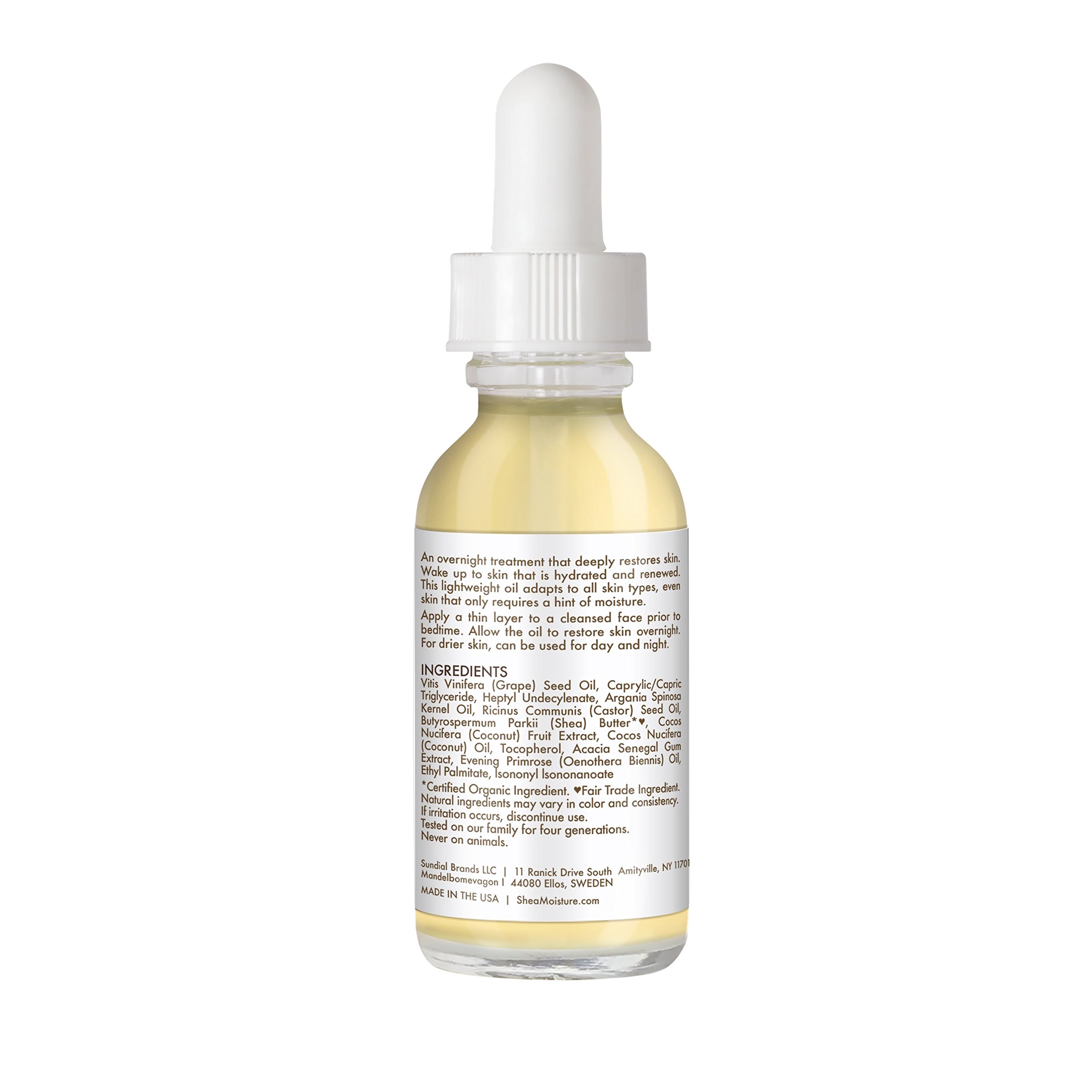Foto 5 pulgar | Aceite Facial Sheamoisture, Aceite De Coco 100% Virgen, 30 Ml, Para Toda La Piel - Venta Internacional.