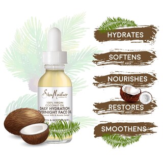 Foto 7 | Aceite Facial Sheamoisture, Aceite De Coco 100% Virgen, 30 Ml, Para Toda La Piel - Venta Internacional.